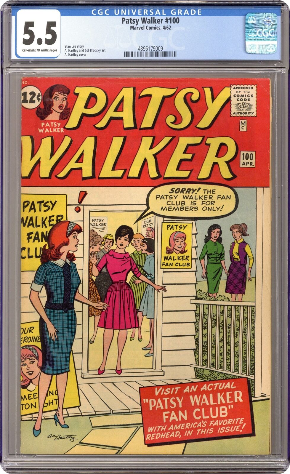 Patsy Walker #100 CGC 5.5 1962 4395179009