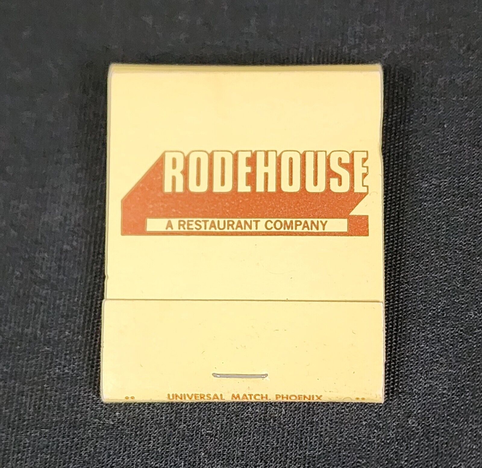 VINTAGE OLD CLASSIC RODEHOUSE (ROADHOUSE) RESTAURANT MATCH BOOK UNUSED