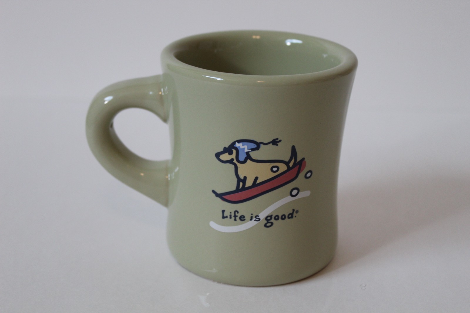 Life is good 10 oz Diner Style Ceramic Coffee Mug Life is good 10 oz Diner Style Ceramic Coffee Mug