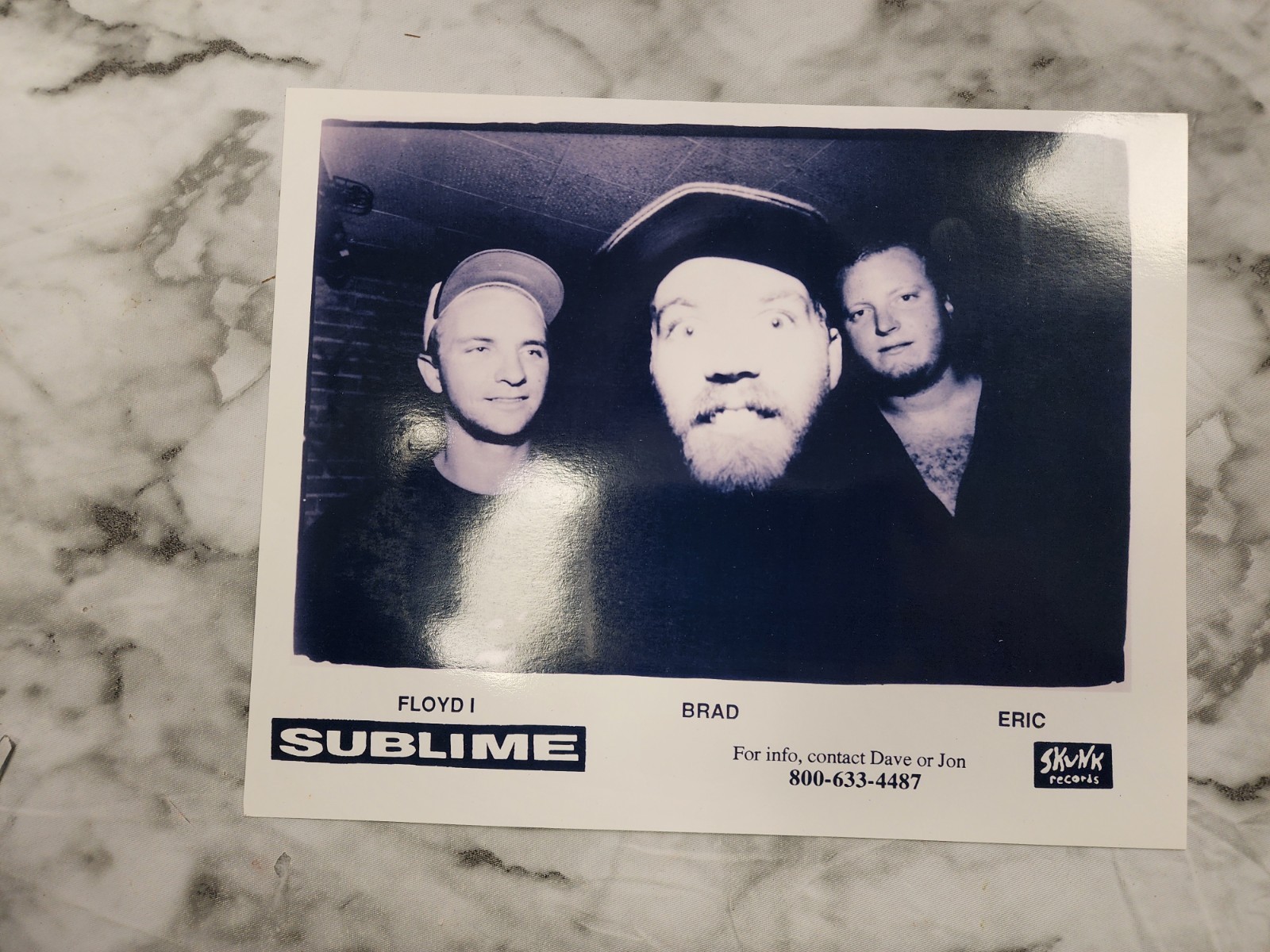 Rare Sublime \'Club Lingerie\' Press Photo Bradley Nowell Skunk Records 