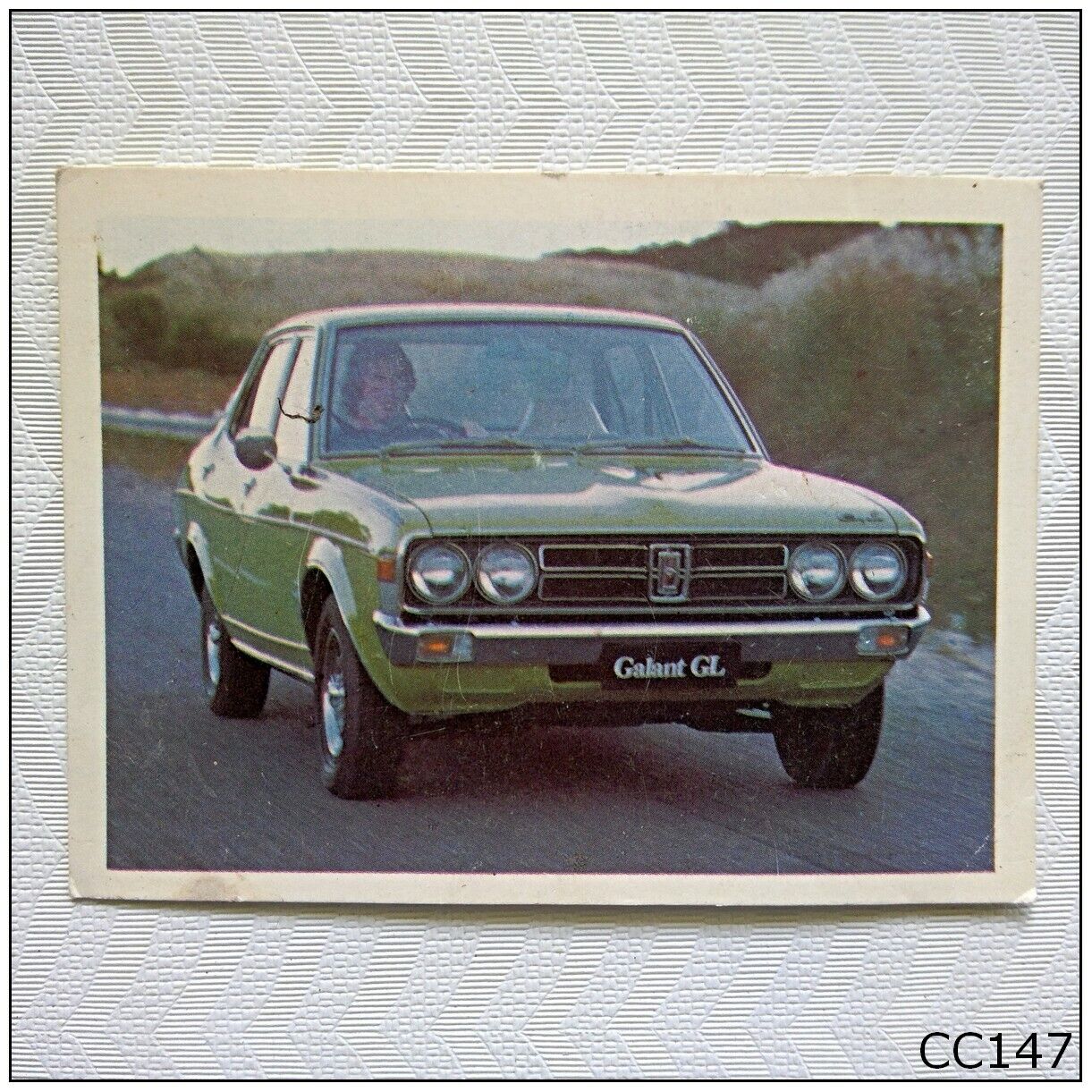 Weet-Bix Cavalcade of Cars #9 Chrysler Galant GL Cereal Card (B) (CC147)
