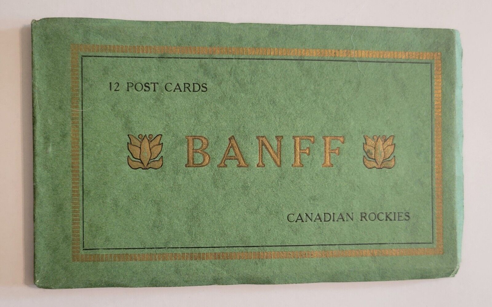 Nice Vintage Unused Postcard Album Banff Canadian Rockies Pacific Railway W3