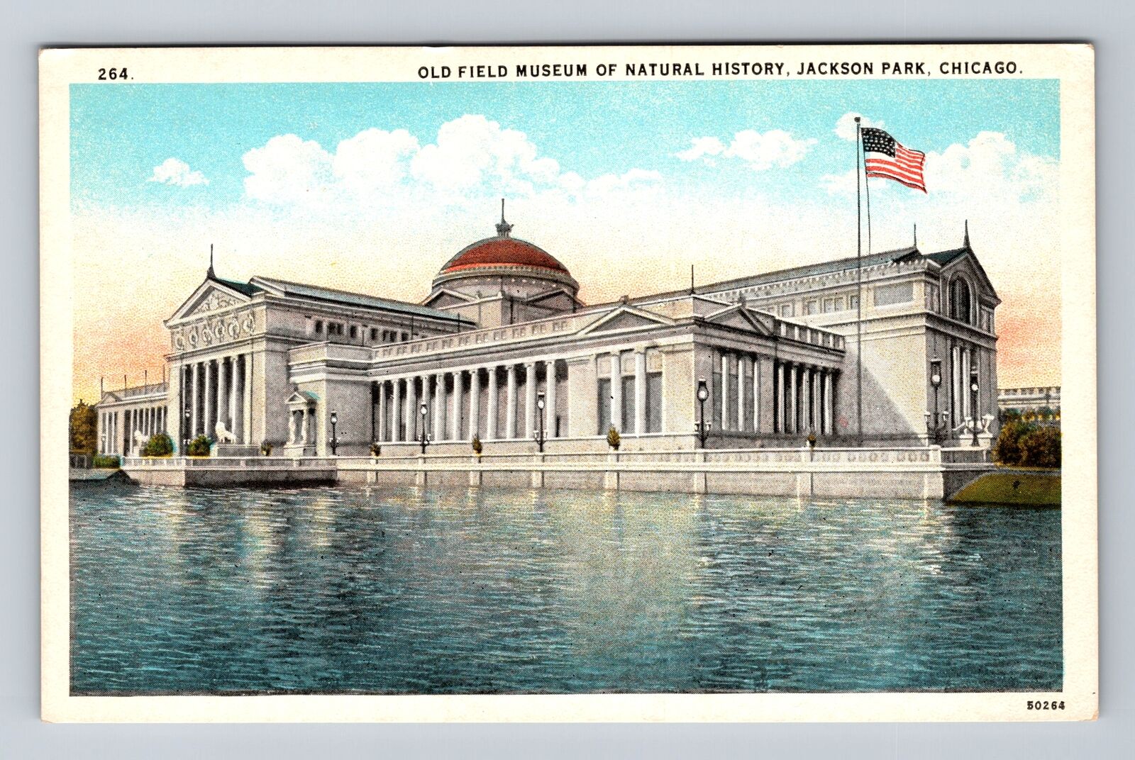 Chicago IL-Illinois, Old Field Museum Of Natural History, Vintage Postcard