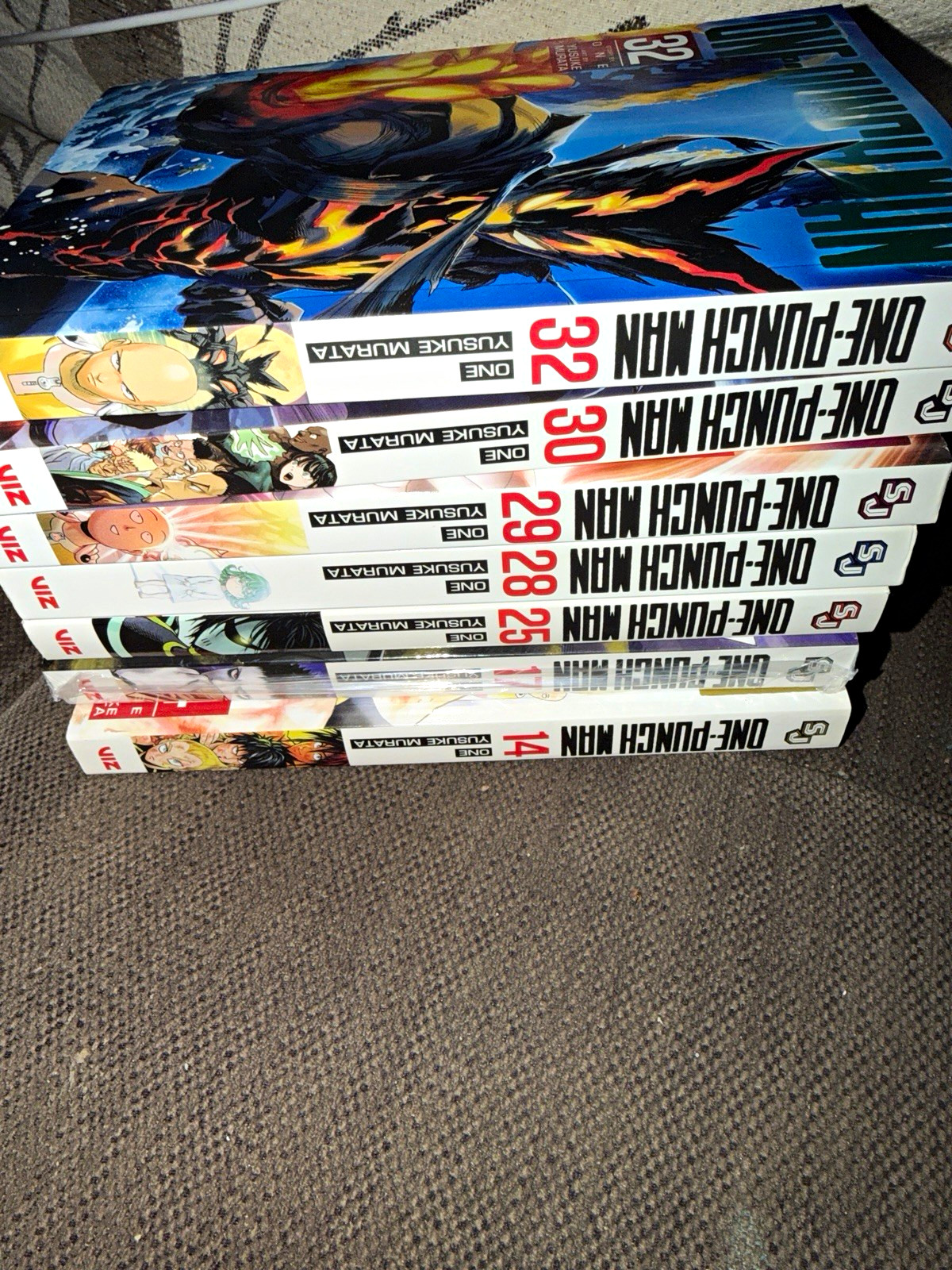 One-Punch Man Manga Lot 13 Vols 1,2,3,5,9,11,14,17,25,28,29,30,32 English