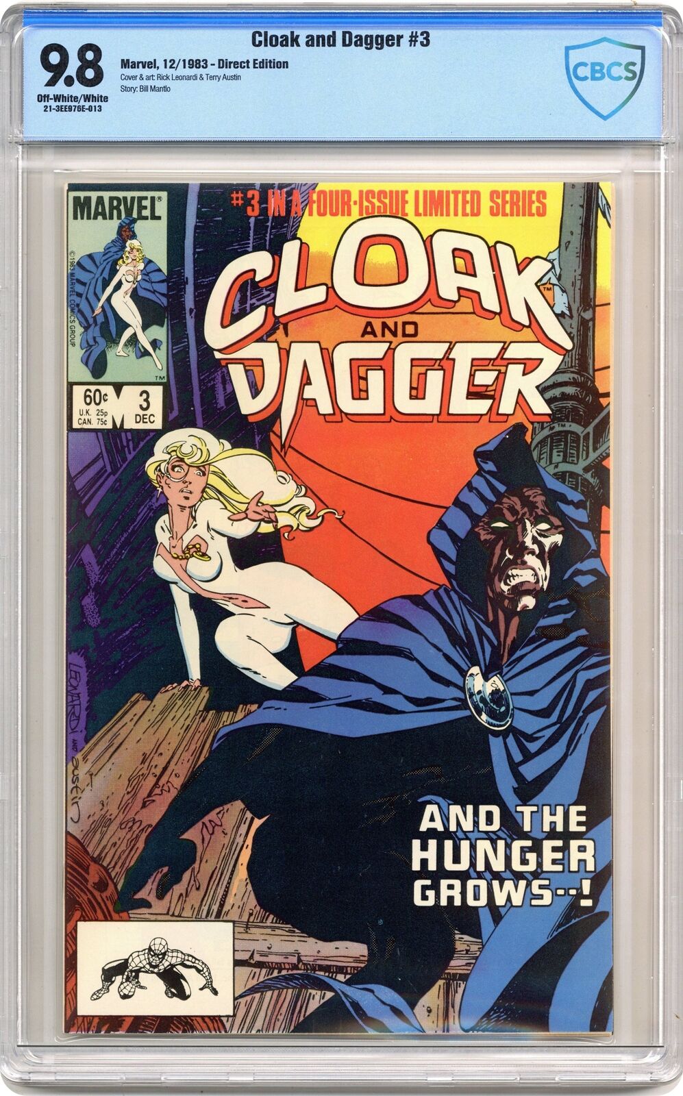 Cloak and Dagger #3 CBCS 9.8 1983 21-3EE976E-013