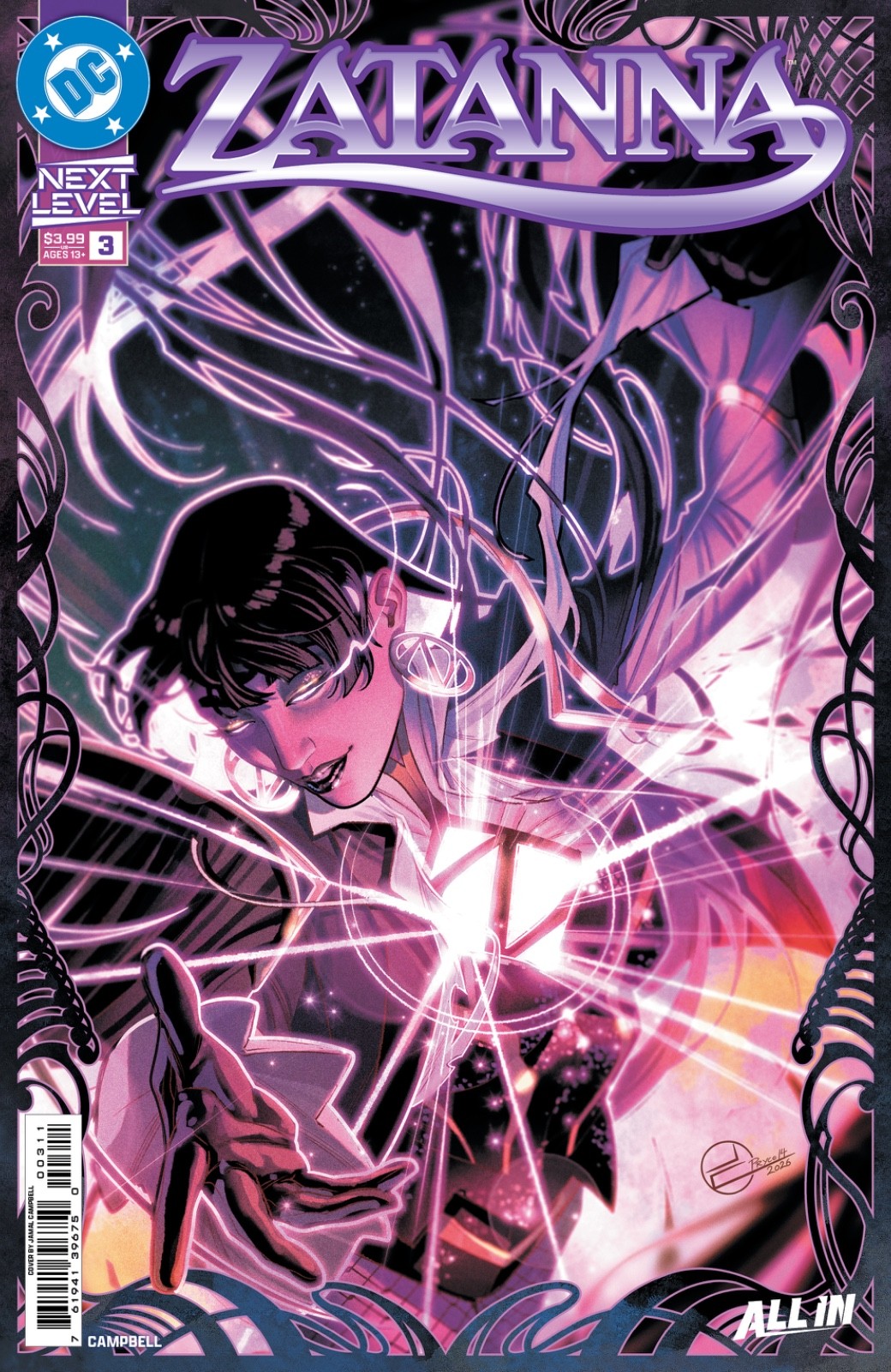 Zatanna #3 Cover Select A B C D DC Comics Next Level Variants NM 2026 Zatanna #3 Cover Select A B C D DC Comics Next Level Variants NM 2026