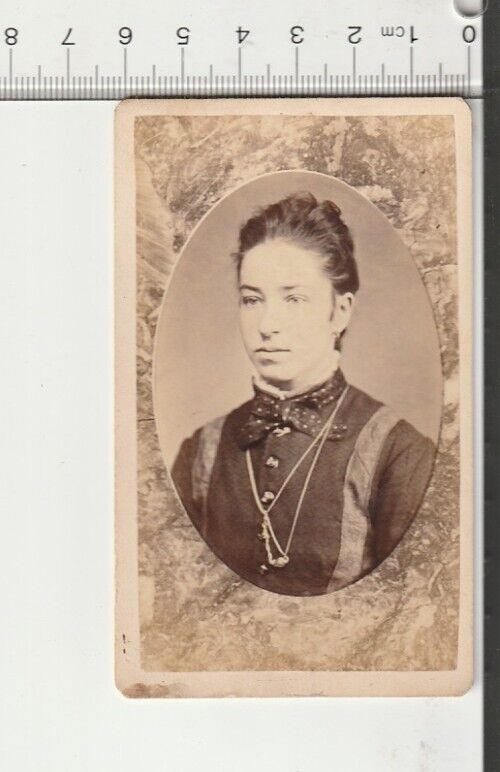 Antique CDV Photo c1880-90s Mary Ann Grosteffon PA Gorgeous Victorian Woman