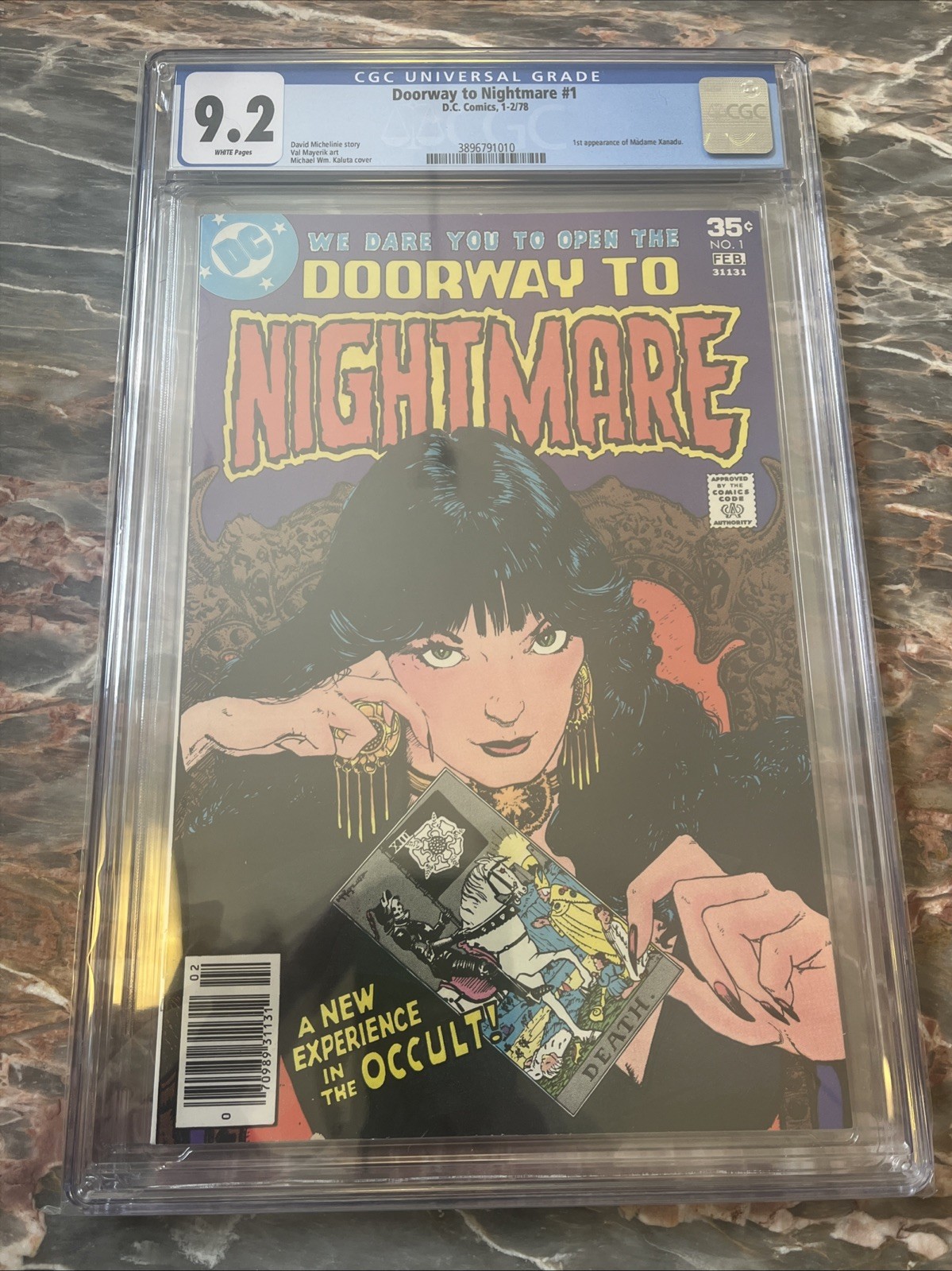 Doorway to Nightmare #1 Newsstand (DC Comics January-February 1978) CGC 9.2