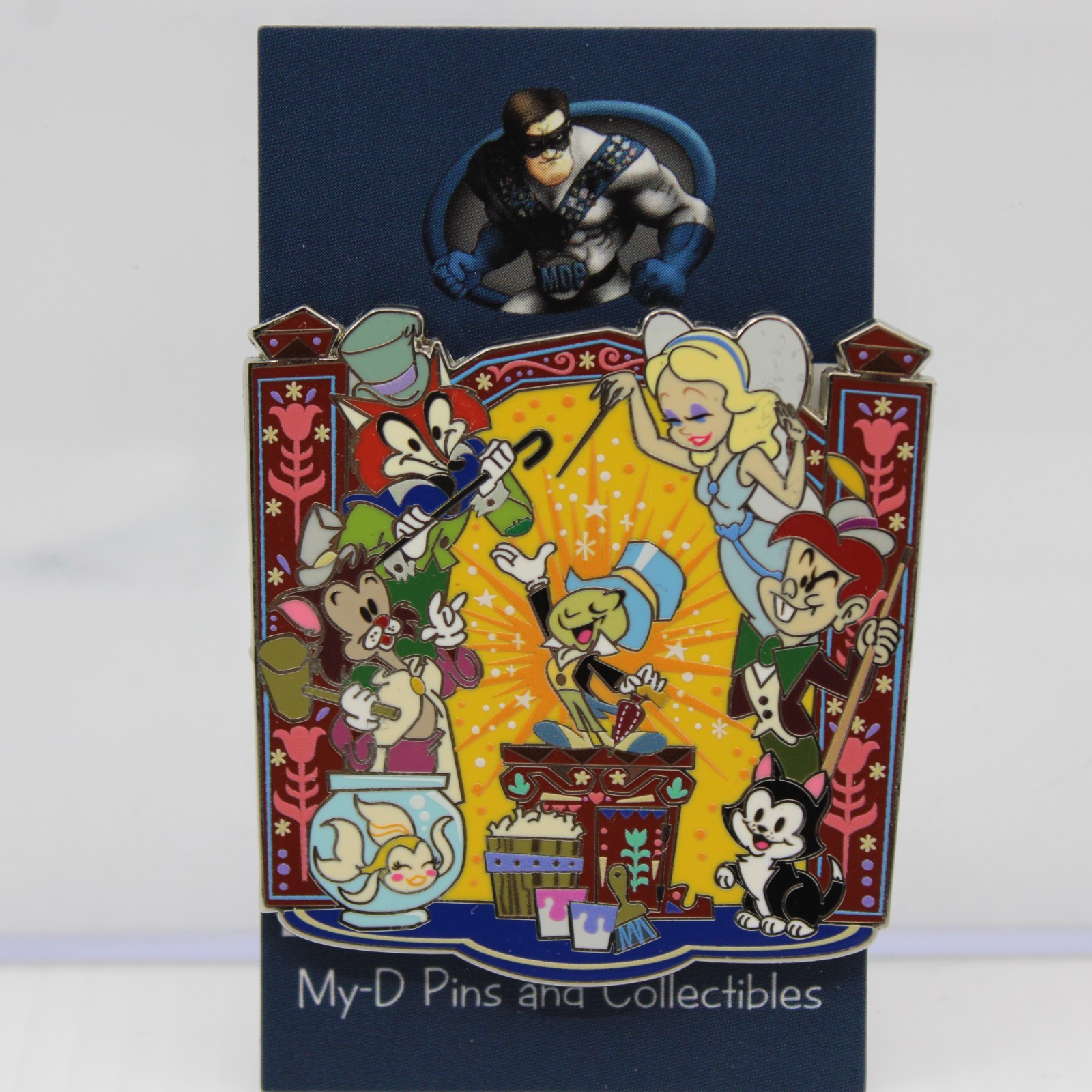 B4 Disney Parks Pin Supporting Cast Cluster Pinocchio