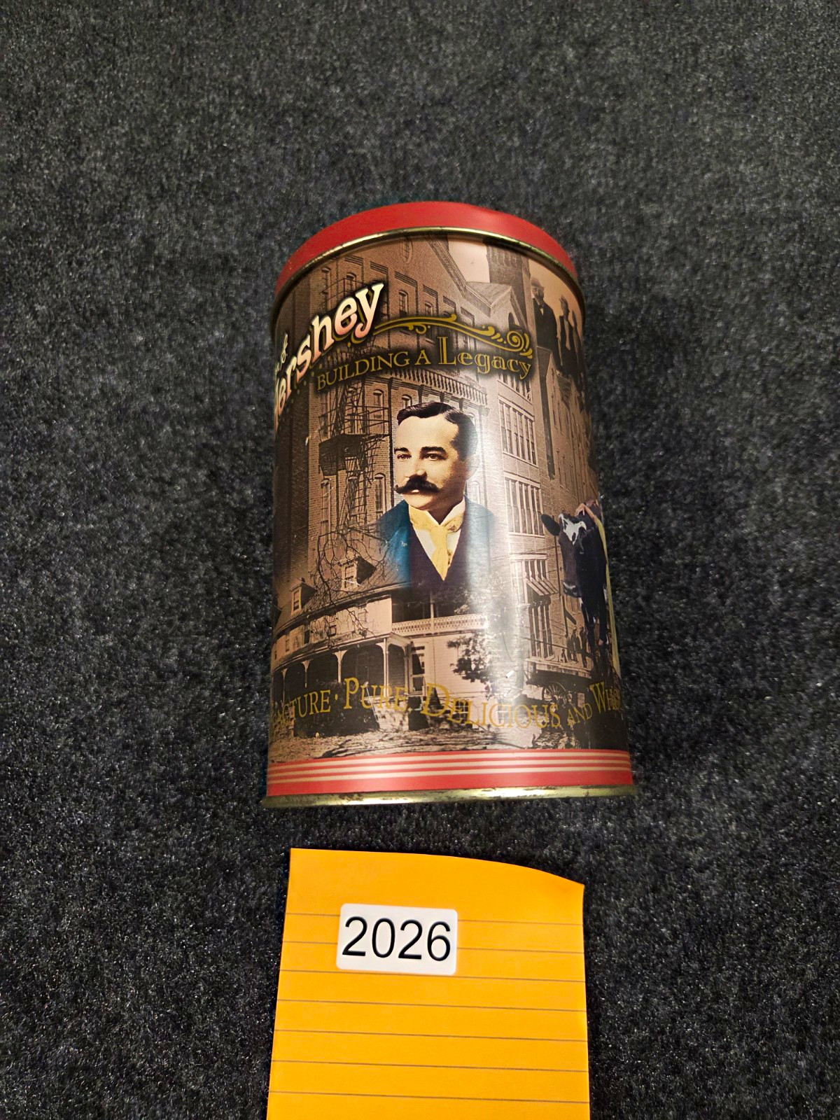 1996 Milton S Hershey Building A Legacy Tin Canister Series #1 Vintage