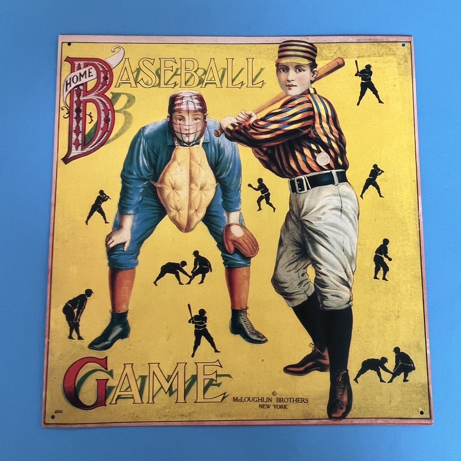 1993 HOME BASEBALL GAME McLoughlin Brothers NEW YORK 12.5
