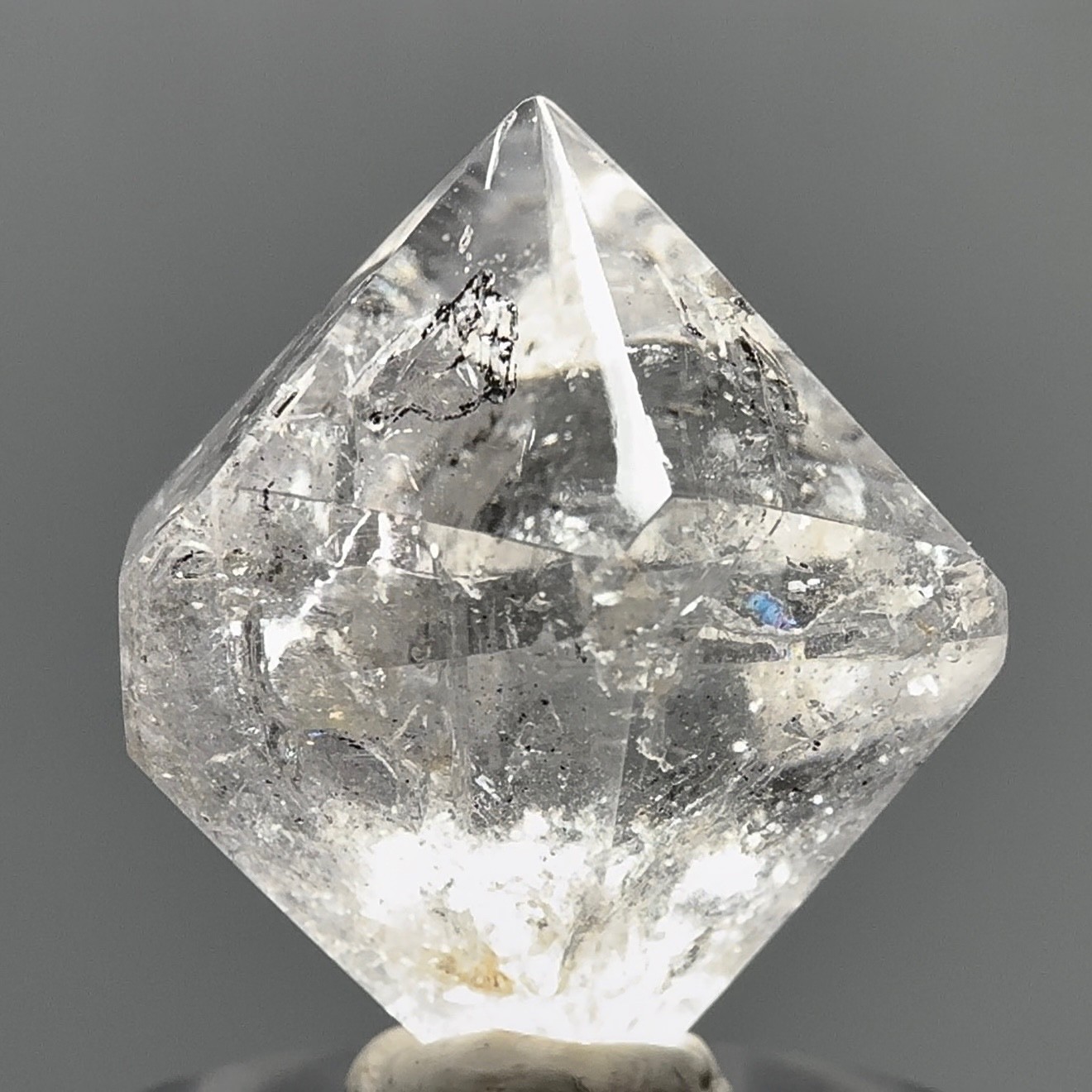 3 Moving Bubbles & Carbon RARE Rainbow Filled Tibetan Quartz Enhydro Crystal