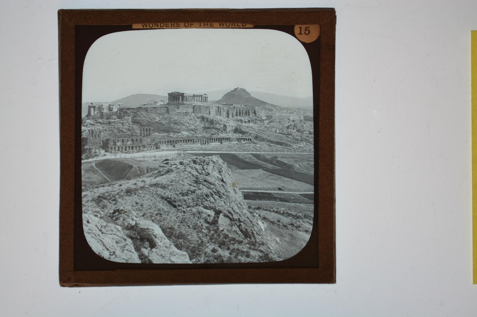 Acropolis Athens Parthenon Ruins Wonders World 15 Magic Lantern Slide c1900s Acropolis Athens Parthenon Ruins Wonders World 15 Magic Lantern Slide c1900s