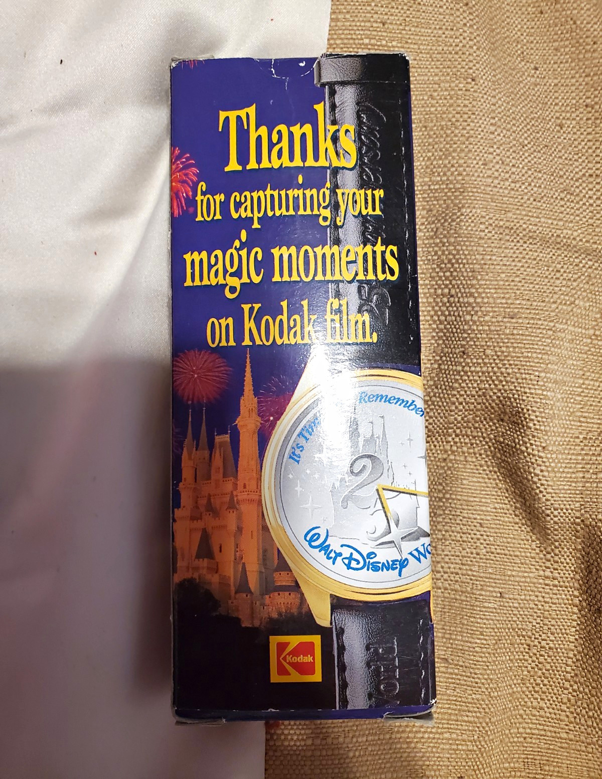 Vintage 1997 Walt Disney World 25th Anniversary Watch Kodak Promotional NIB