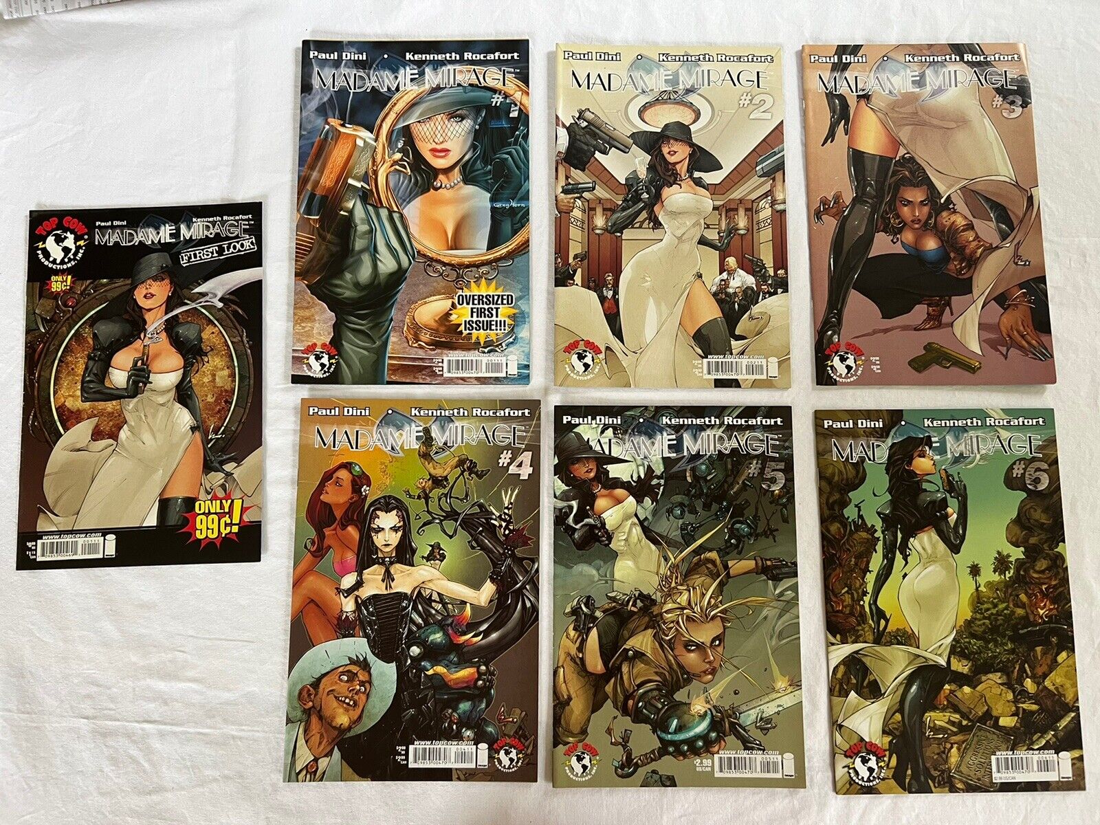 Madame Mirage (Top Cow Productions 2007) Issues #0-#6 Preview Set Run Complete