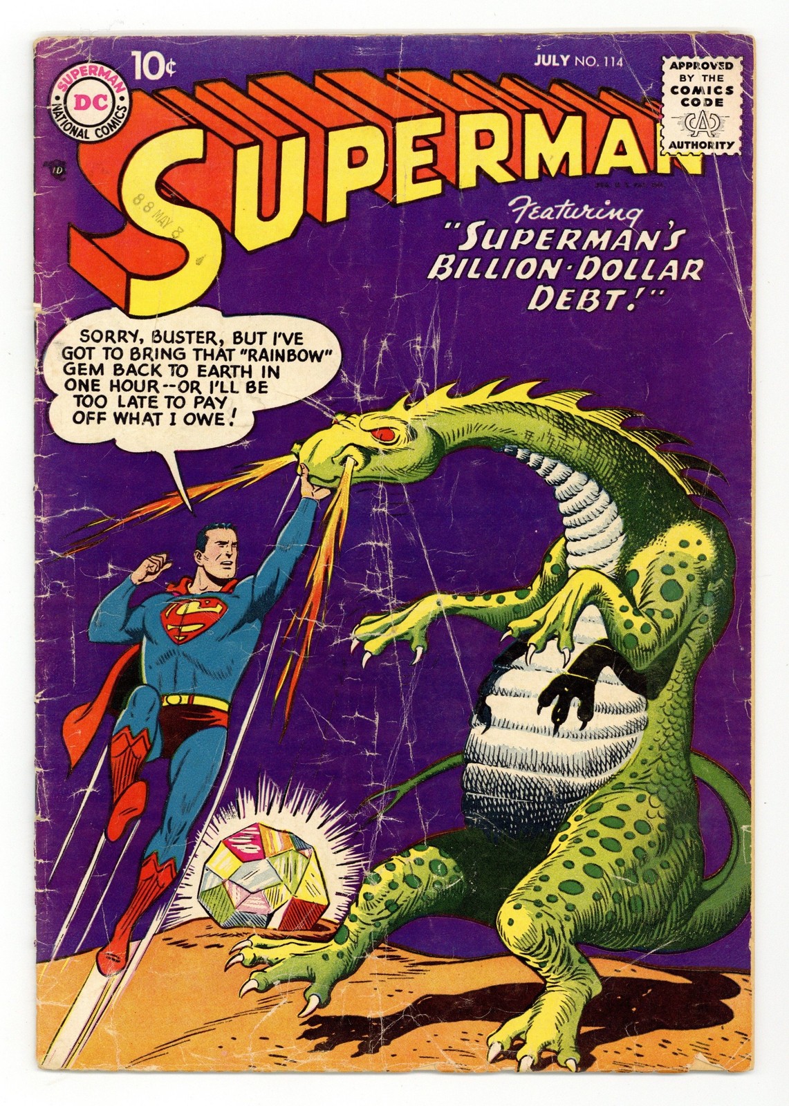 Superman #114 GD- 1.8 1957