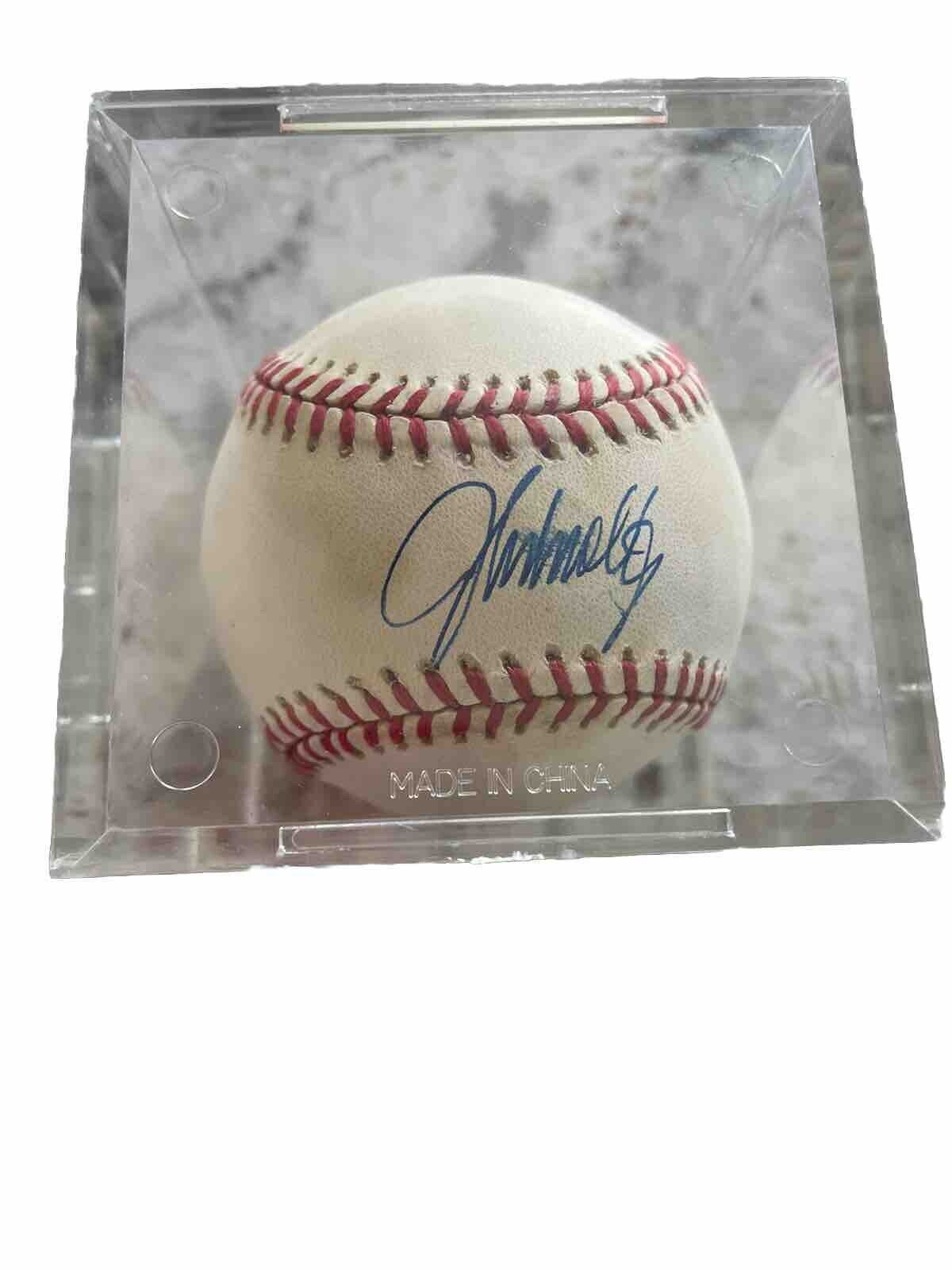 John Smoltz, MLB Atlanta Braves Pitcher, autographed baseball