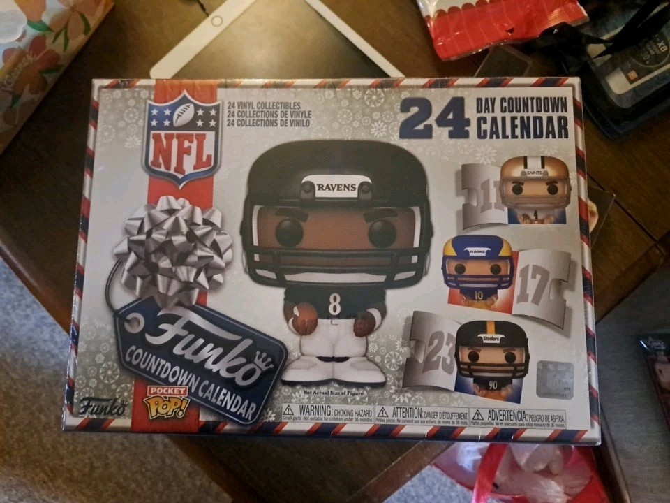 Funko nfl calendar 2024 advent pop pocket edition football new sealed countdown Funko nfl calendar 2024 advent pop pocket edition football new sealed countdown