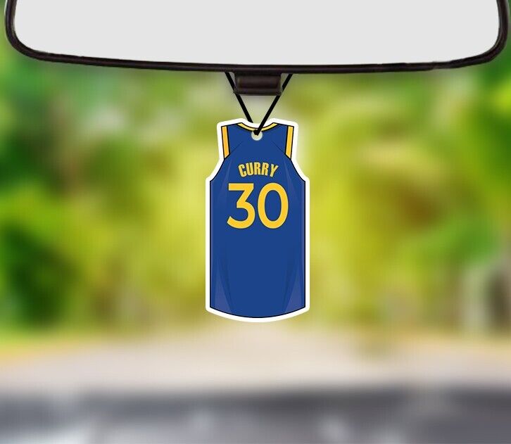 Steph Curry 30 Jersey Car Air Freshener New Car Smell (Buy 2 Get 1 Free)