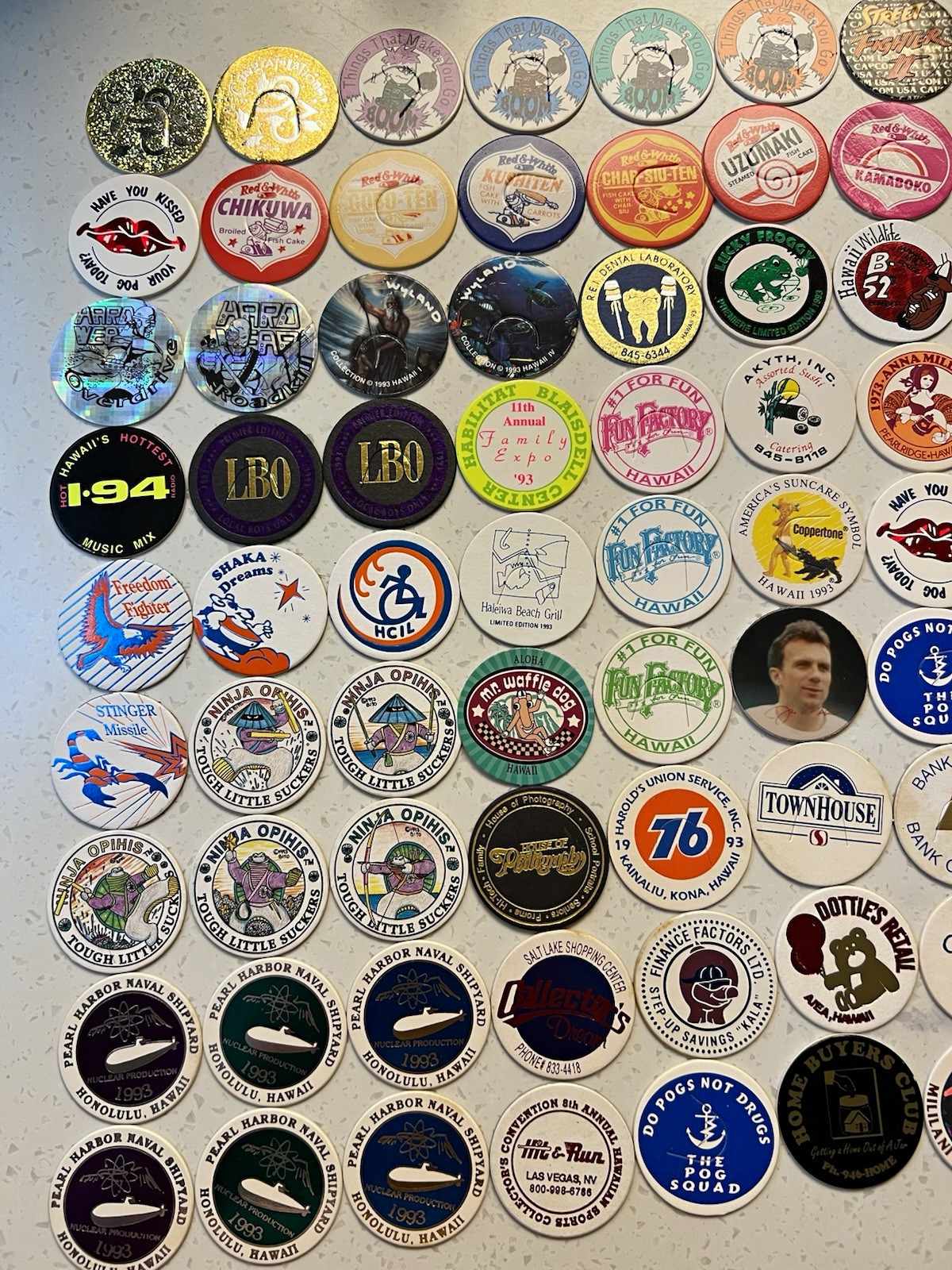 Hawaii Vintage 1993 Mixed Lot of 180 POGs Hawaii Vintage 1993 Mixed Lot of 180 POGs