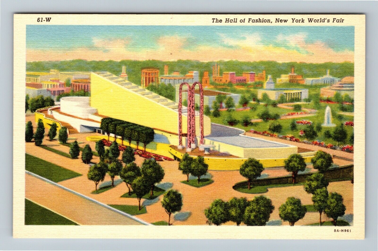 1939 New York World's Fair-The Hall Fashion-Vintage Postcard