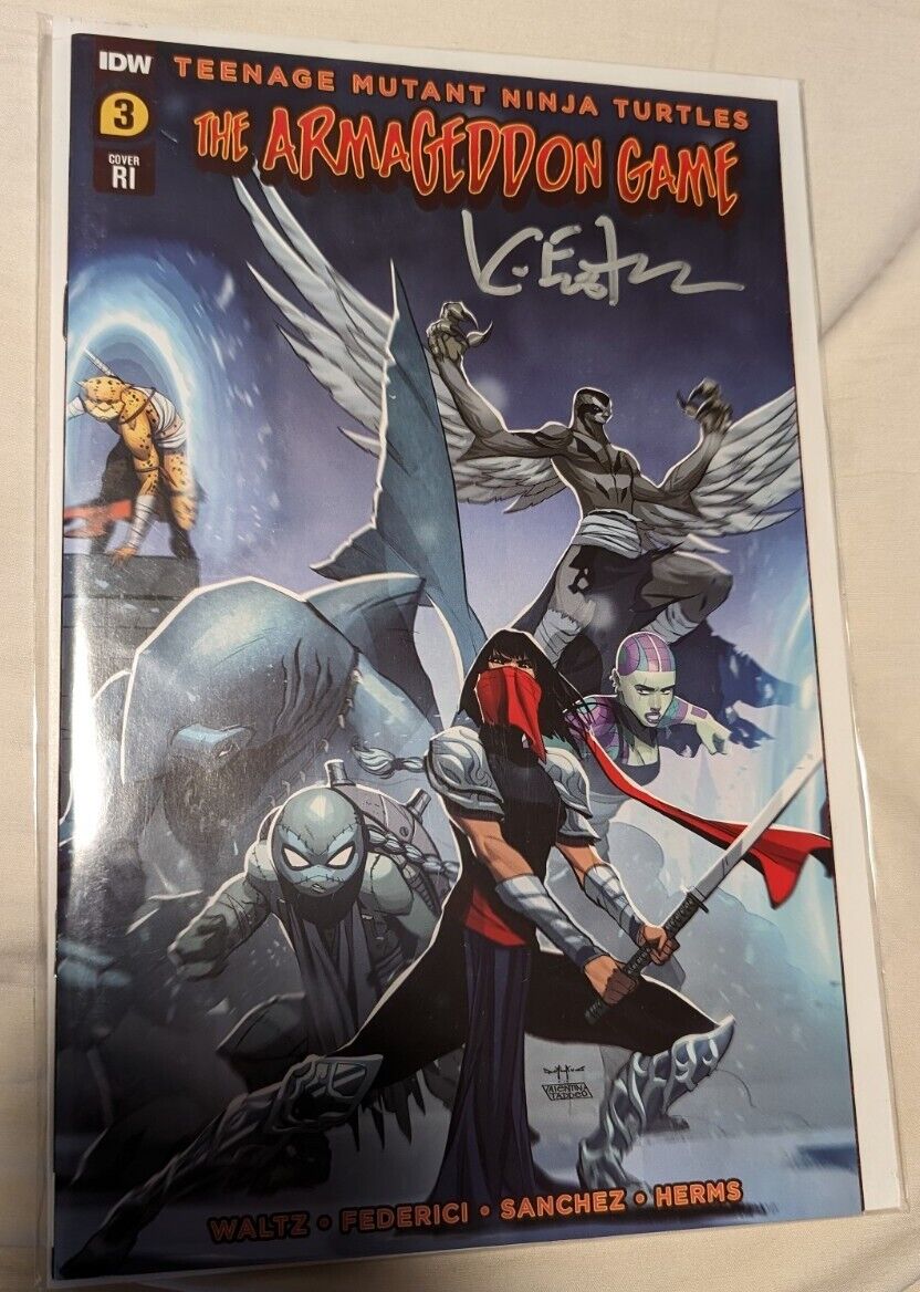 TMNT Armageddon Game #3 NM 1:10 Variant Signed by Kevin Eastman w/ COA