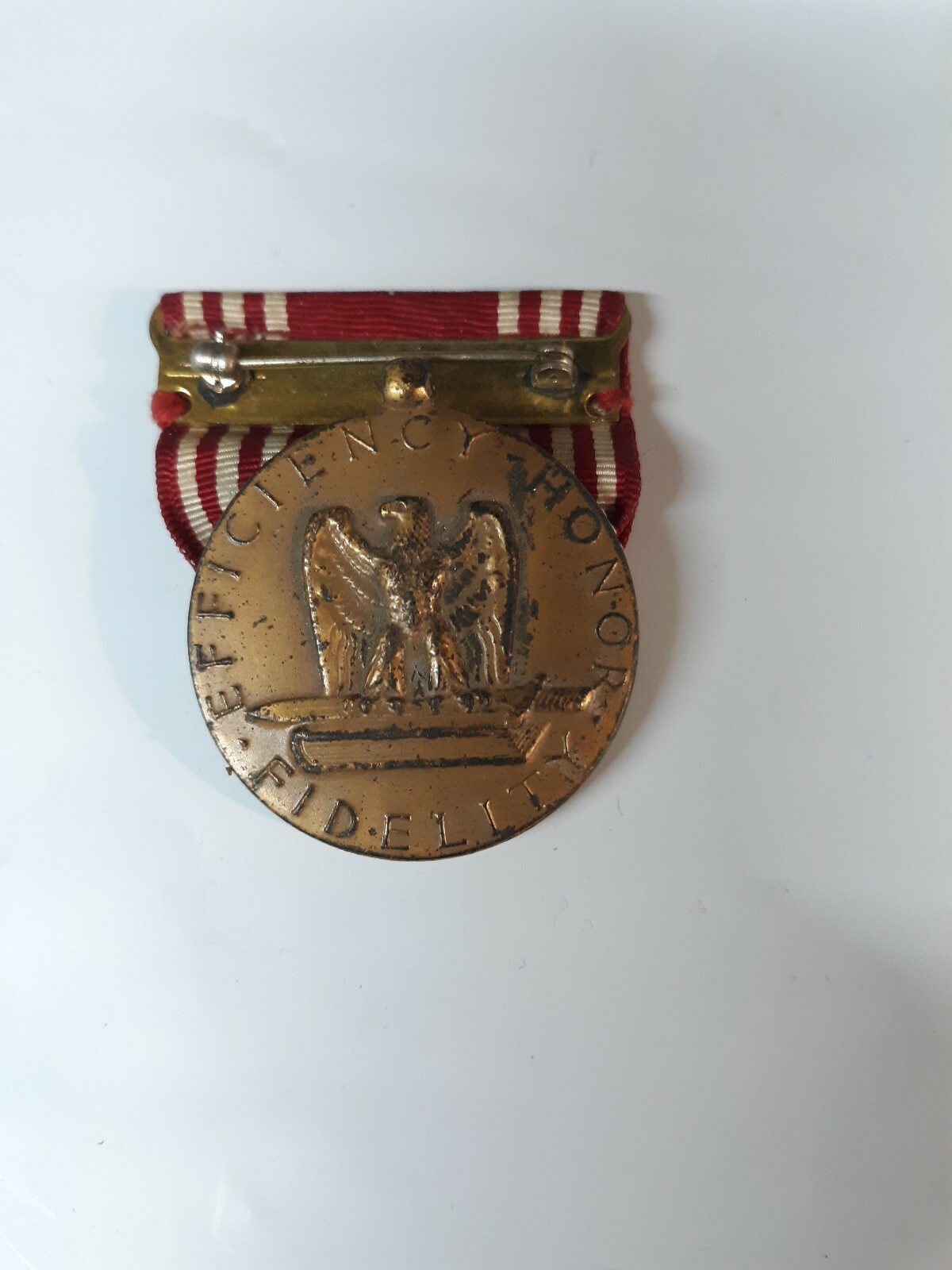 Original Unnamed WW2 U.S. Army Good Conduct Medal Ribbon Used