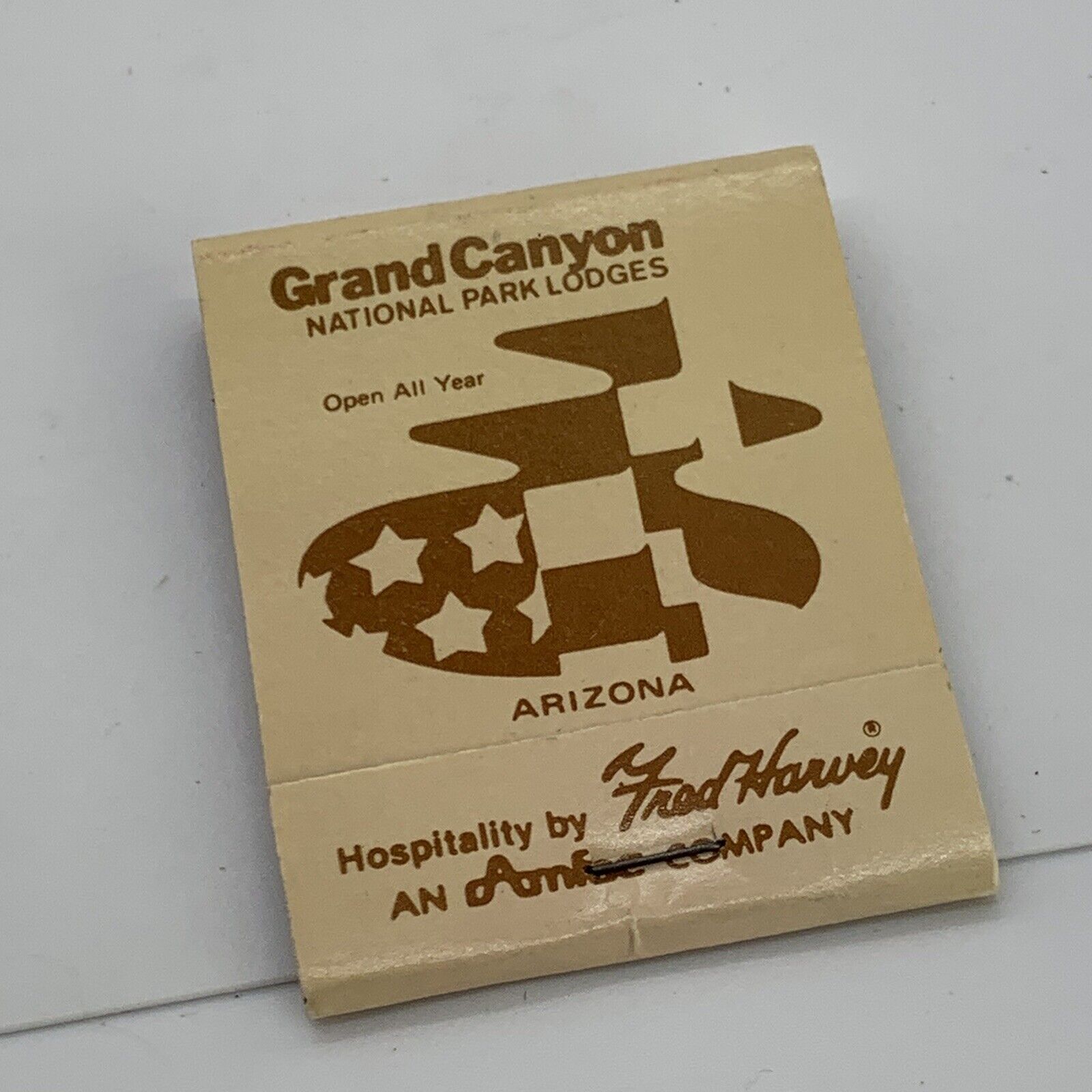 Vintage Grand Canyon National Park Lodges Arizona Matchbook Cover Unstruck