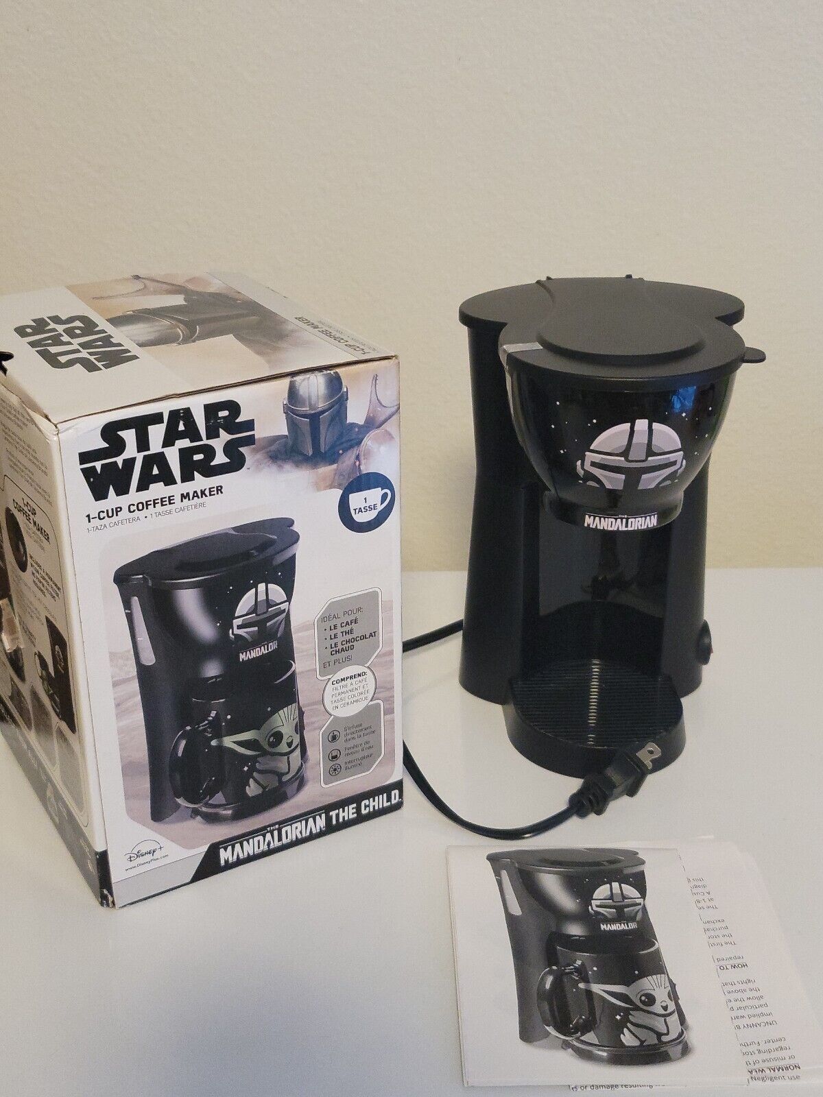 Uncanny Brands Star Wars Mandolorian Inline Single Cup Coffee~Missing Mug