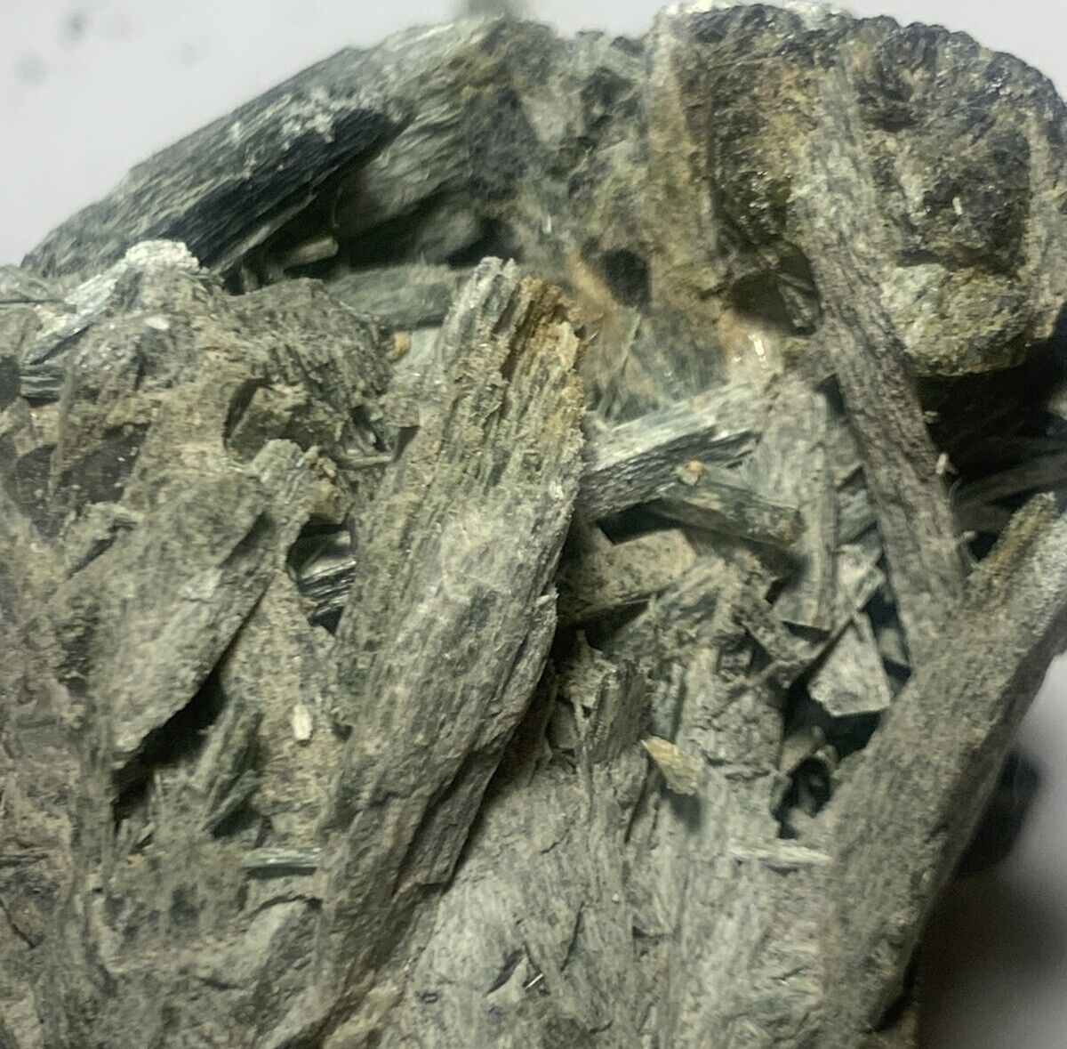 Uralite With Olivine  And Magnetite Turret Mining District Salida Colorado