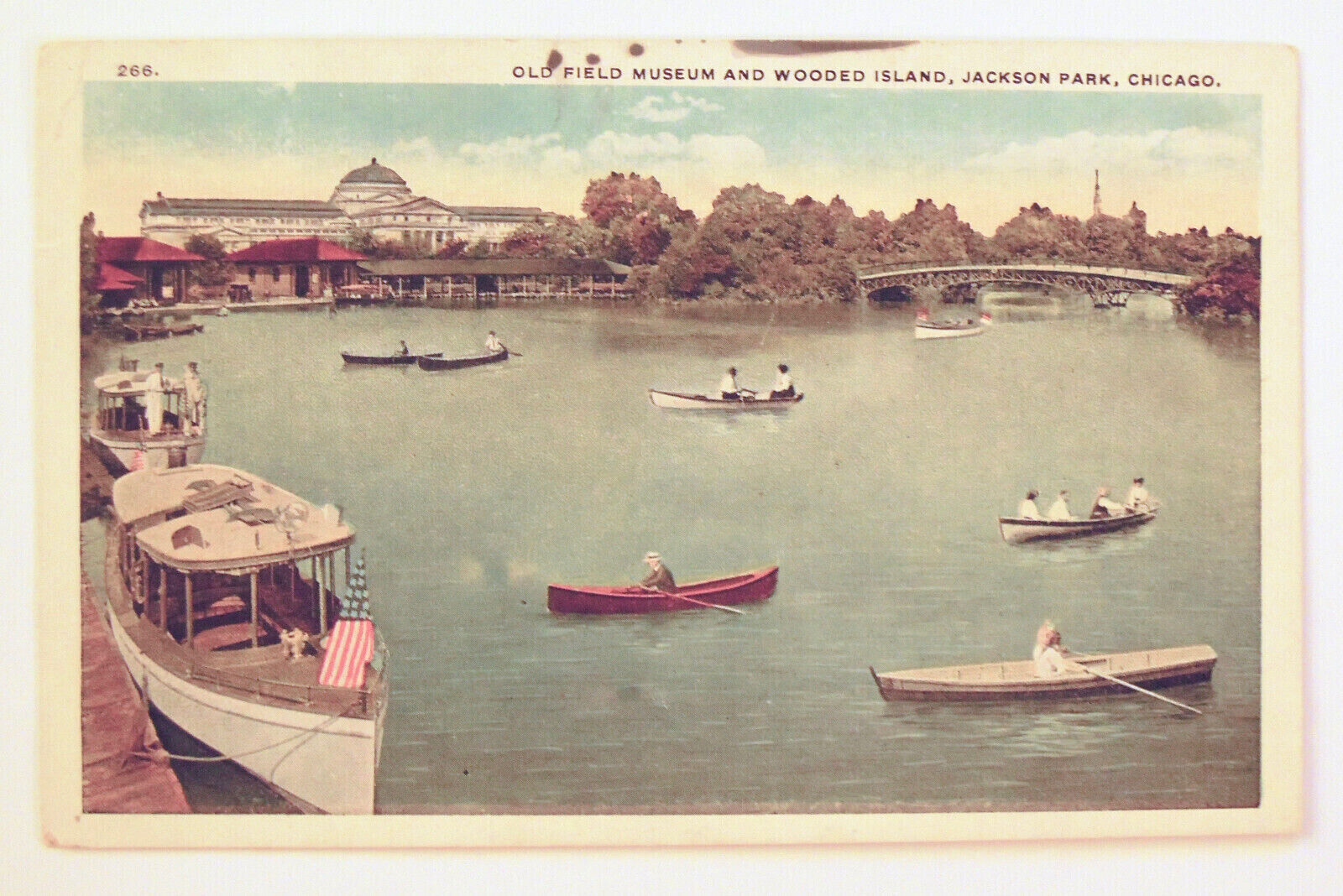 Old Field Museum Jackson Park Chicago Illinois Vintage Postcard 1920s Unposted  