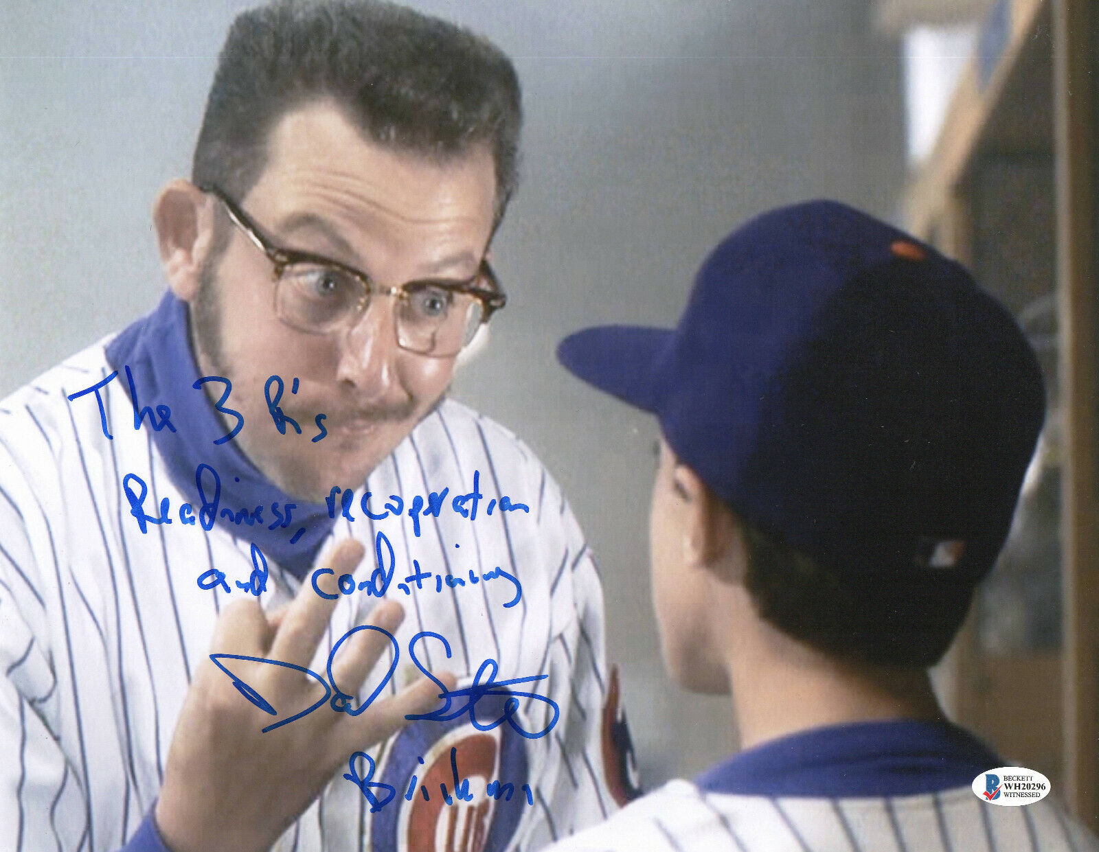 DANIEL STERN SIGNED AUTOGRAPH \'ROOKIE OF THE YEAR\' 11X14 PHOTO BECKETT BAS 58