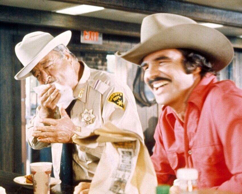 Smokey and the Bandit Burt Reynolds Jackie Gleason 8x10 real Photo