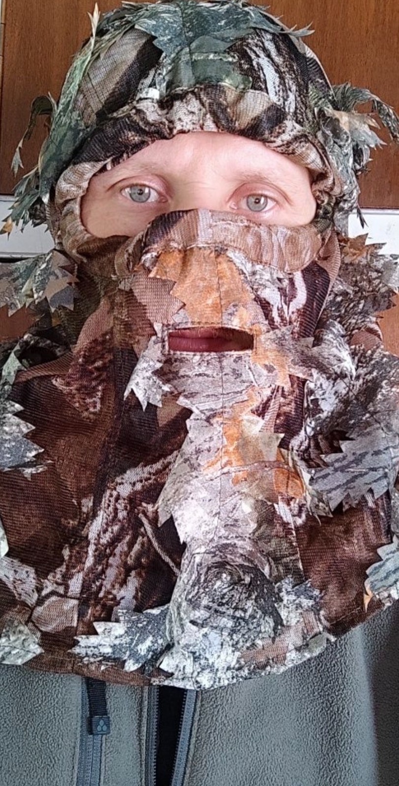 3D Leafy Forest Camouflage Netting Breathable Mesh Ghillie Cover Mask Balaclava 3D Leafy Forest Camouflage Netting Breathable Mesh Ghillie Cover Mask Balaclava