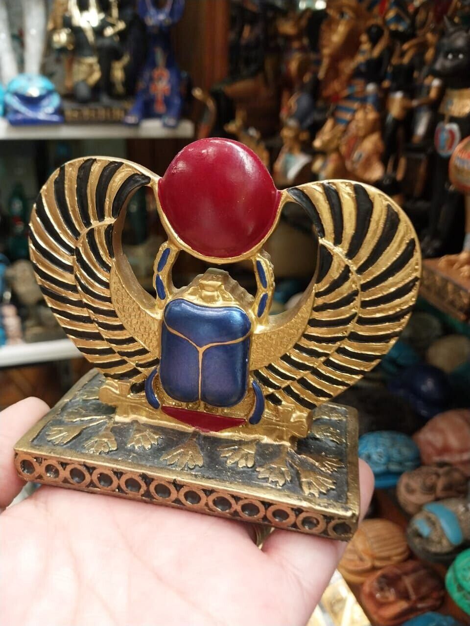 Rare Winged Scarab Antique ANCIENT EGYPTIAN PHARAONIC ANTIQUE ROYAL Scarab