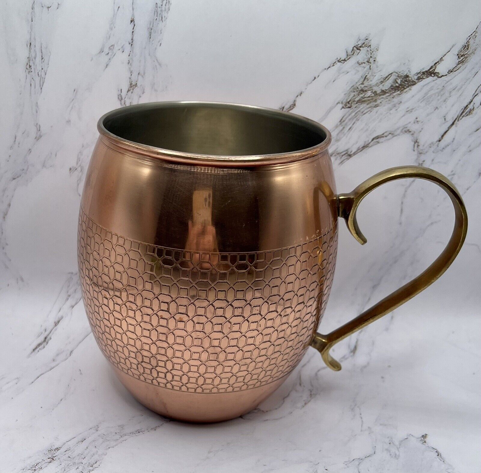 Vintage Hammered Genuine Copper Moscow Mule Mug 