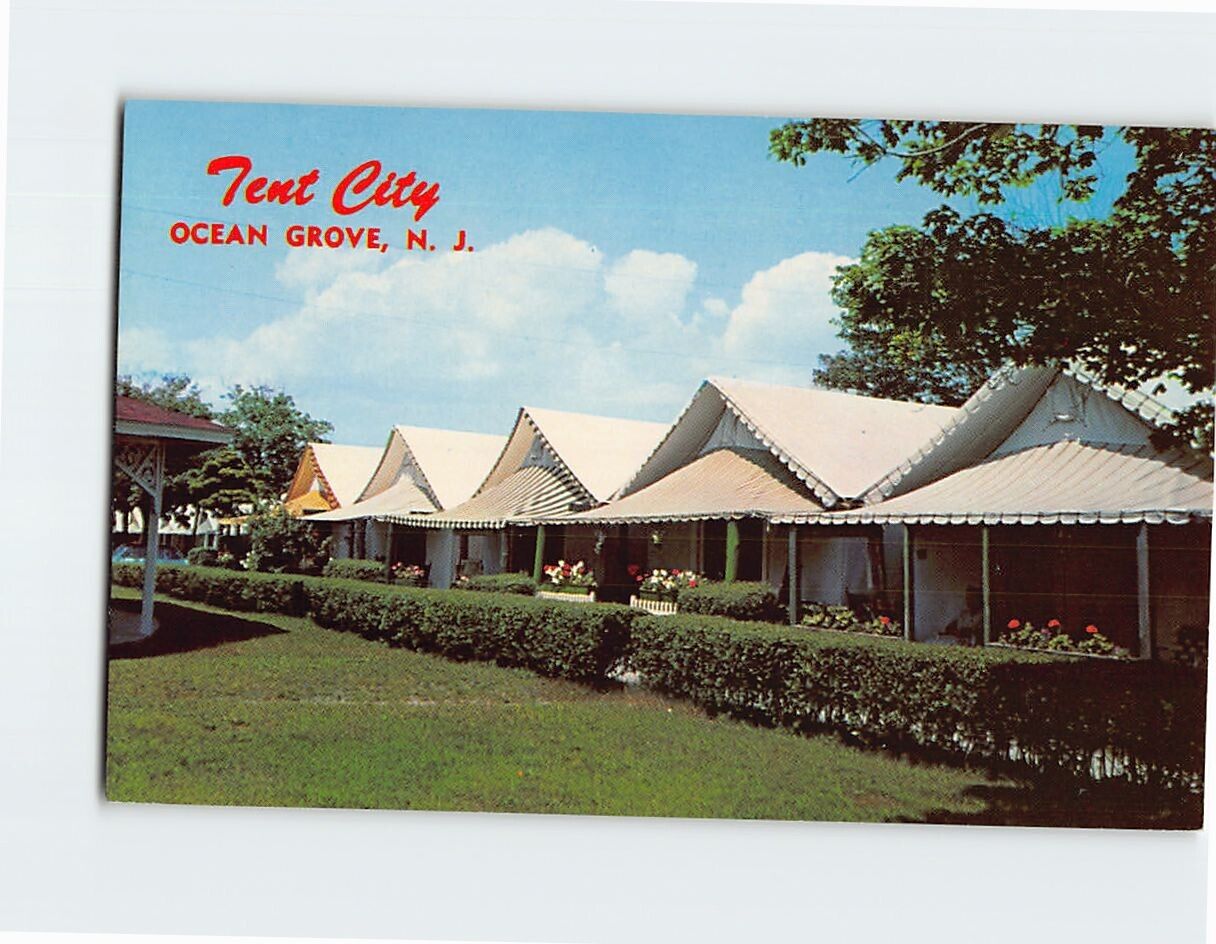 Postcard Tent City Ocean Grove New Jersey USA