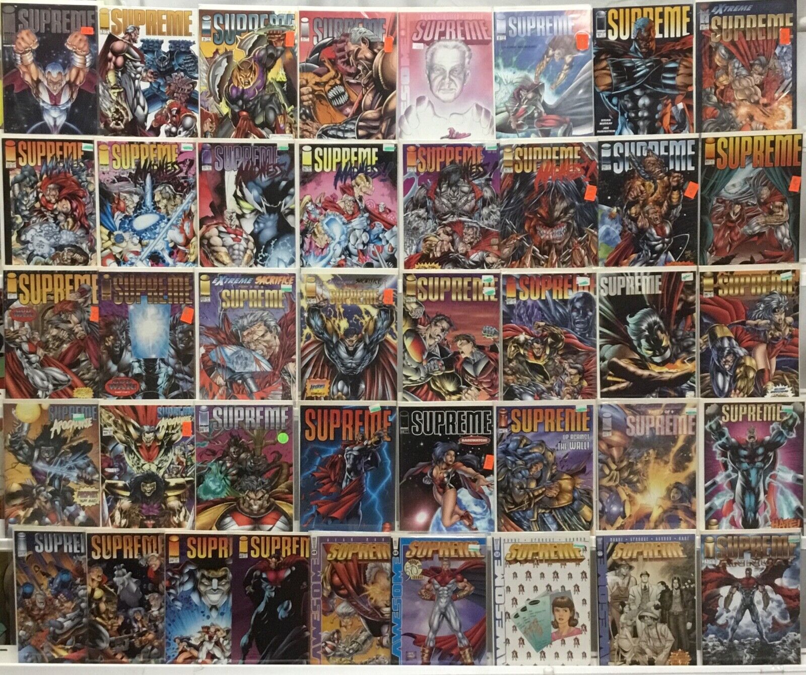 Image Comics Supreme Run Lot 1-55 Plus Annual VF/NM 1992 - Missing in Bio