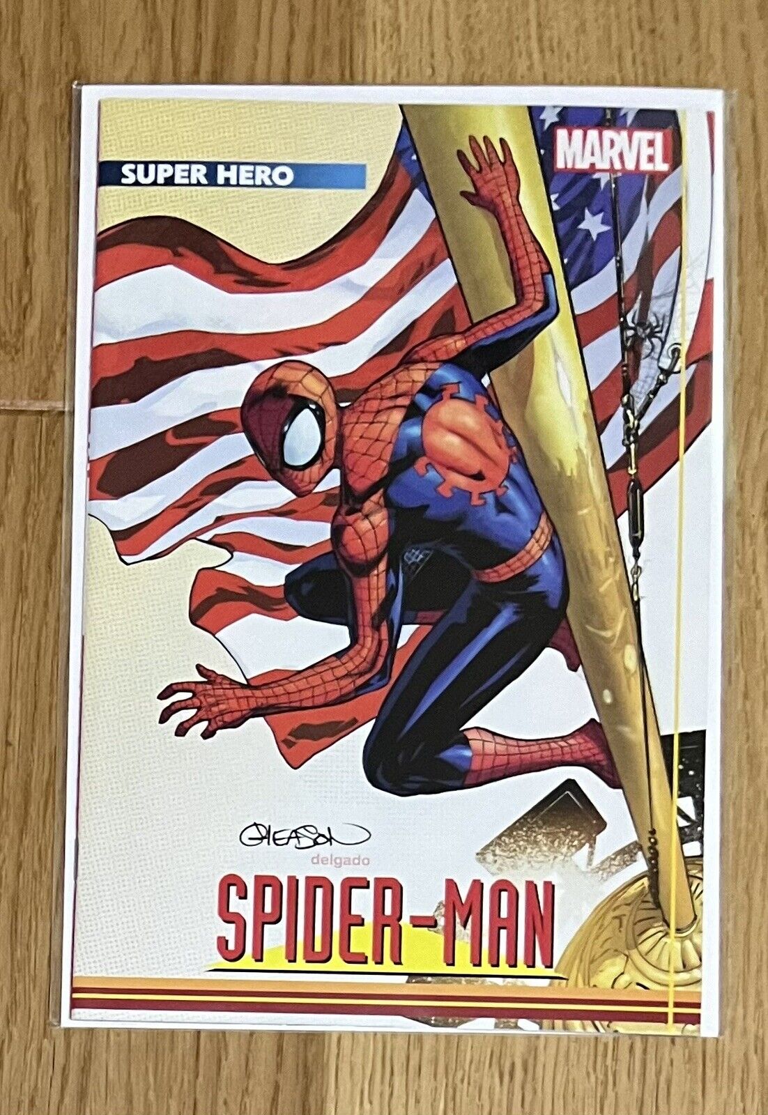 Dark Ages #1 Patrick Gleason Spiderman Card Variant American Flag Cover