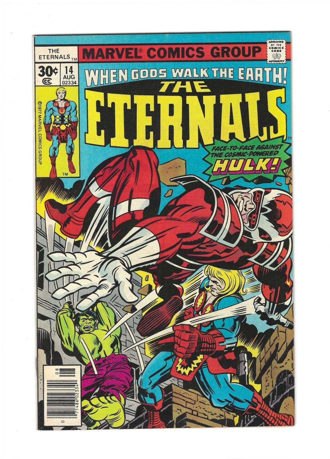 The Eternals #14: Dry Cleaned: Pressed: Bagged: Boarded: NM 9.4