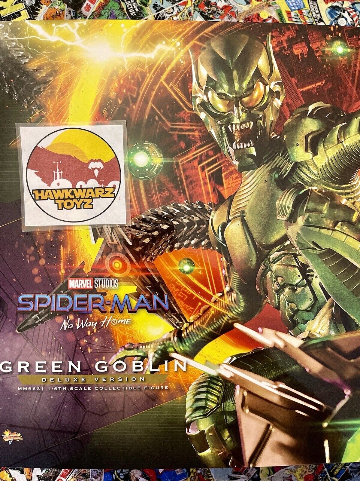 Hot Toys Marvel Spider-Man No Way Home Green Goblin Deluxe MMS631 1/6 Sideshow