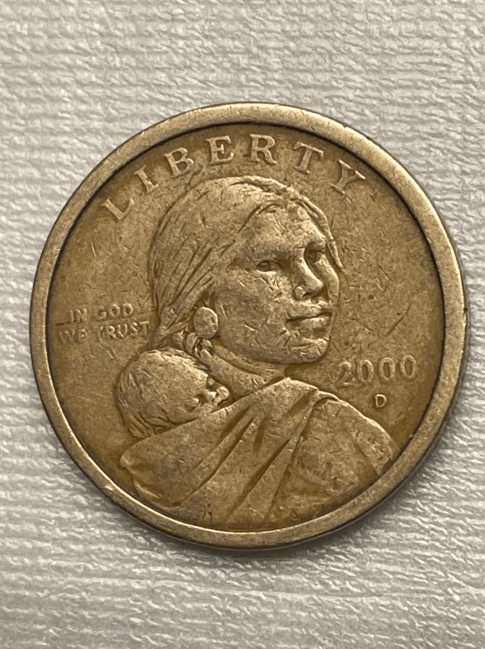 US 2000 D Sacagawea Dollar Coin