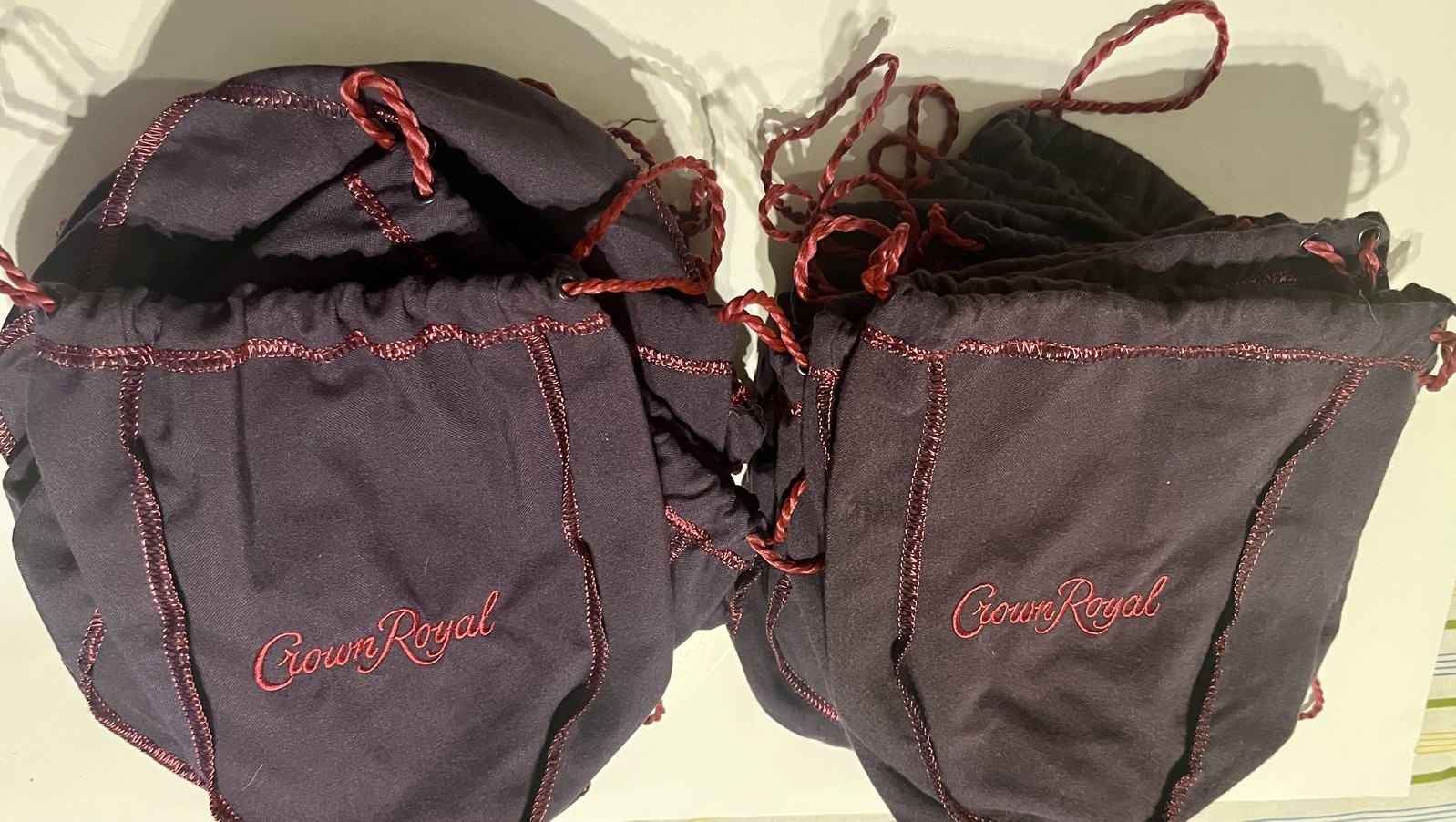 Bulk Lot 26 Crown Royal Blackberry Bags - Limited Edition Dark Purple / Berry Bulk Lot 26 Crown Royal Blackberry Bags - Limited Edition Dark Purple / Berry
