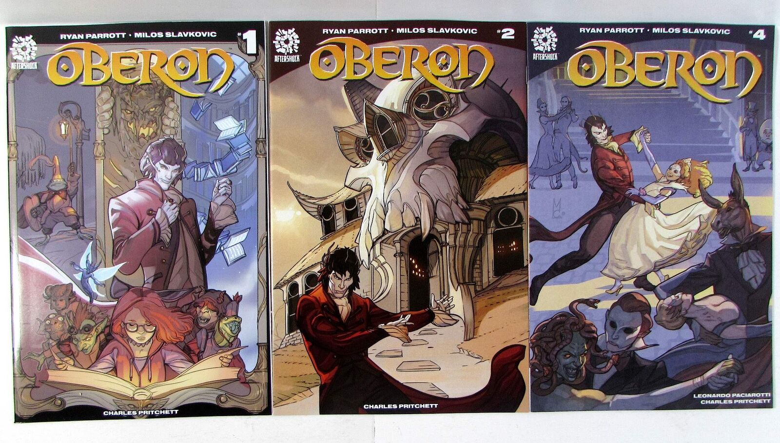 Oberon Lot of 3 #1,2,4 Aftershock Comics (2019) NM 1st Print Comic Books