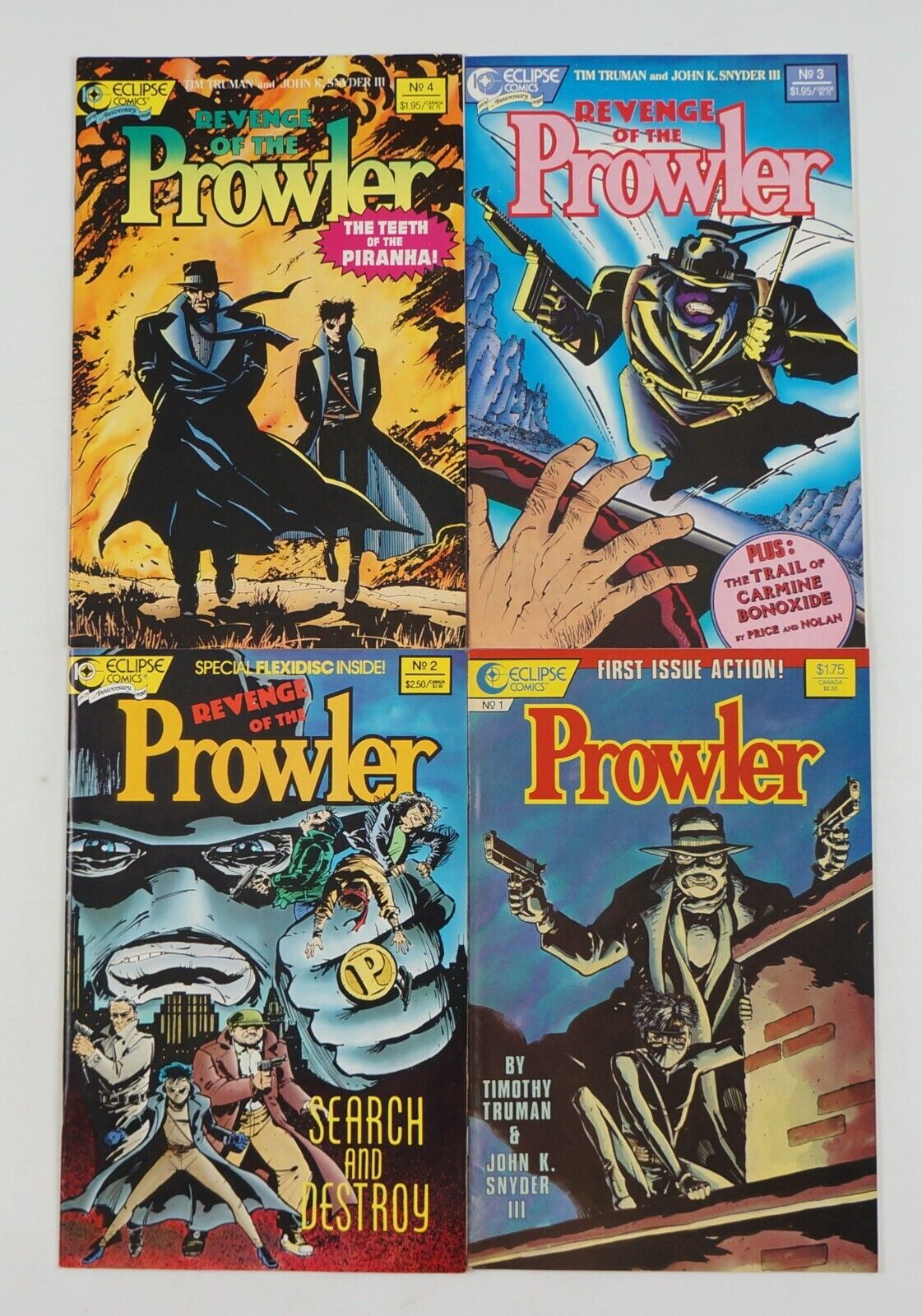 Prowler #1-4 VF/NM complete series - Eclipse Comics - Tim Truman John Snyder set