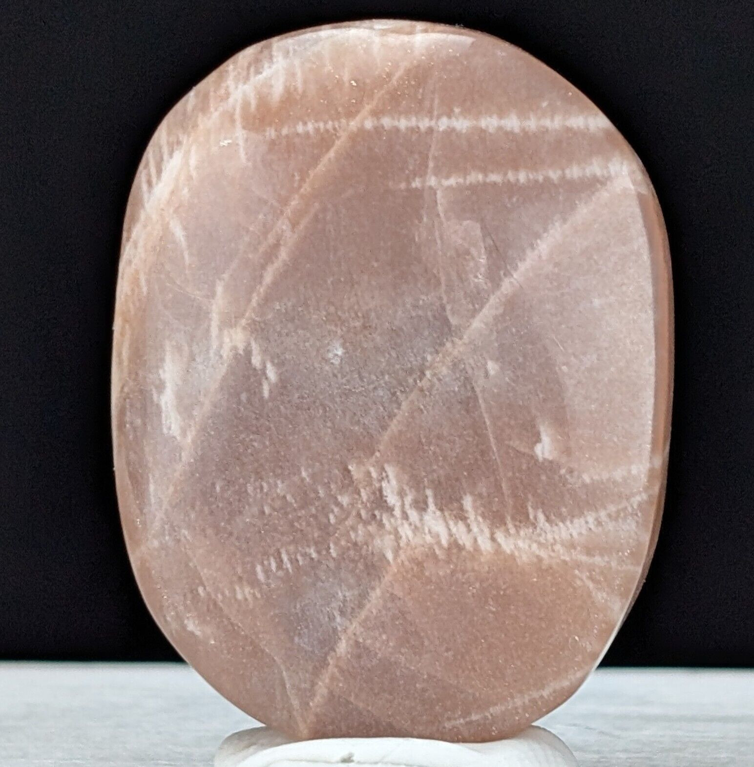 Golden Sunstone Palmstone Fidget Crystal Gemstone Palm Stone Reiki