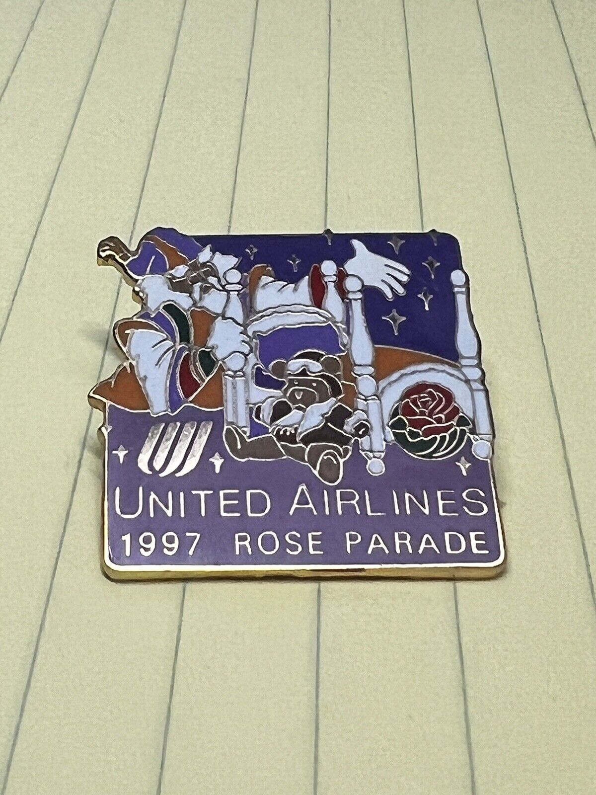 Rose Parade 1997 UNITED AIRLINES 108th Tournament of Roses Lapel Pin