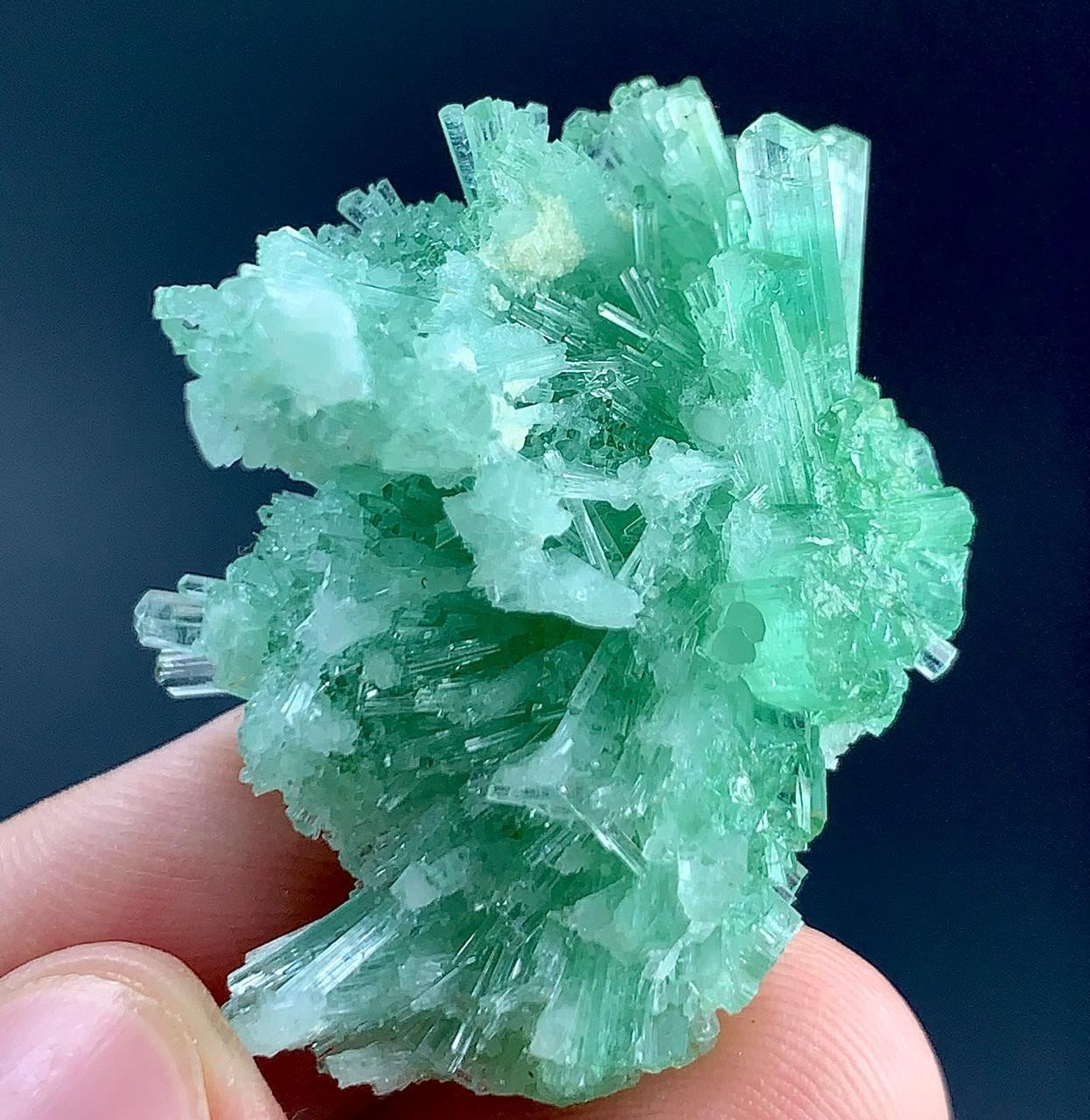 79 Carat Bunch Of Tourmaline Crystal Specimen From Afghanistan 79 Carat Bunch Of Tourmaline Crystal Specimen From Afghanistan