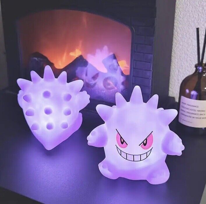 Anime Pokemon Night Light Gengar LED Lamp Anime Figures Model Ornament