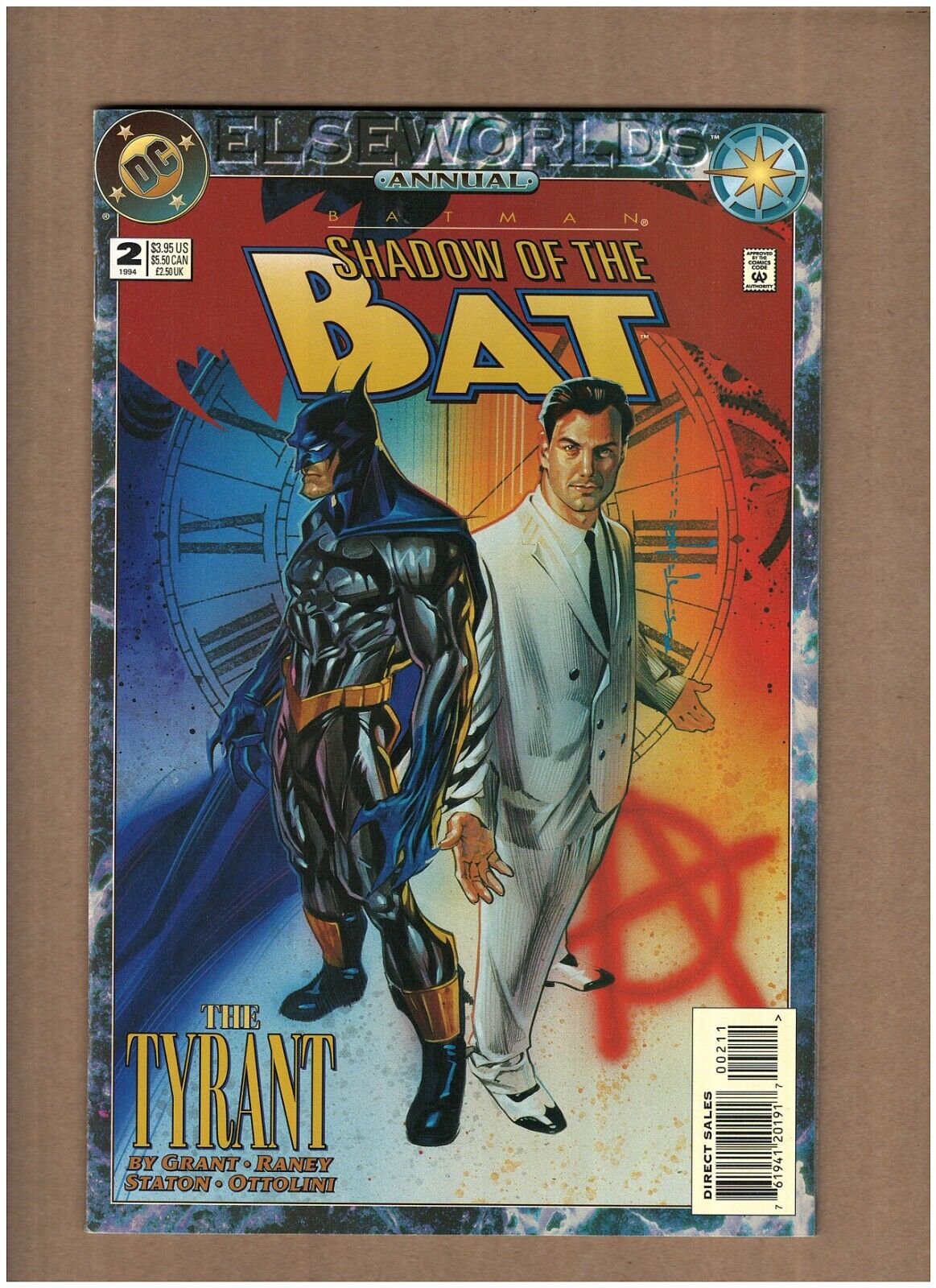 Batman Shadows of the Bat Annual #2 DC Comics 1994 Elseworlds NM- 9.2